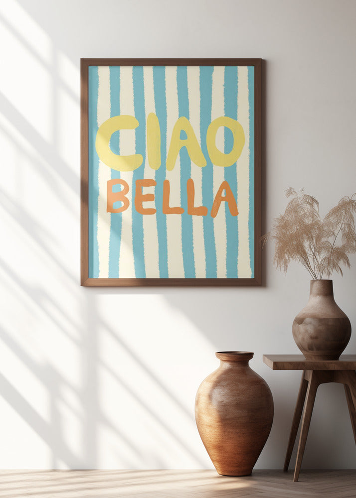 POSTER CIAO BELLA LIGHT BLUE