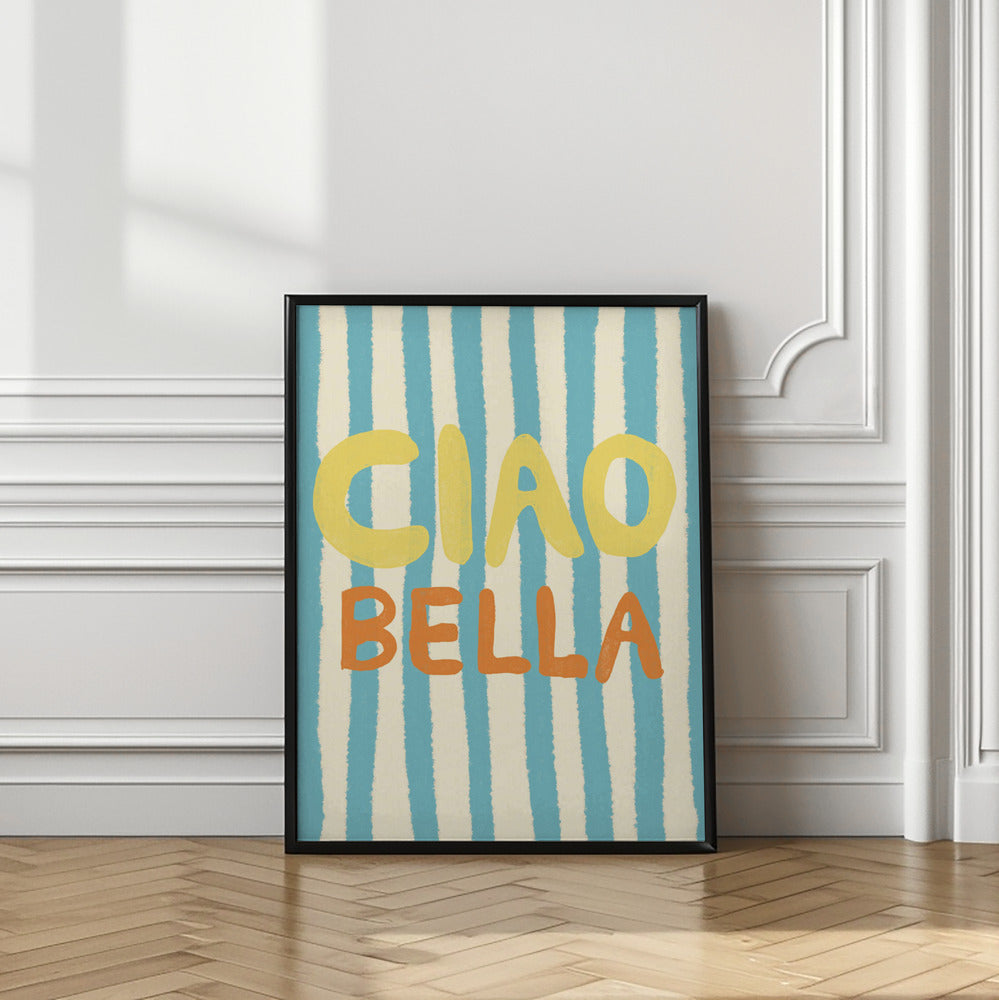 POSTER CIAO BELLA LIGHT BLUE