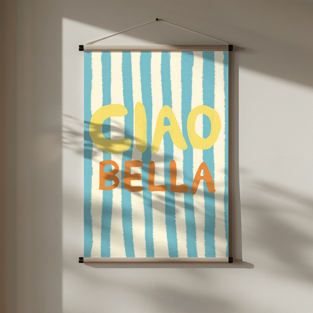 POSTER CIAO BELLA LIGHT BLUE