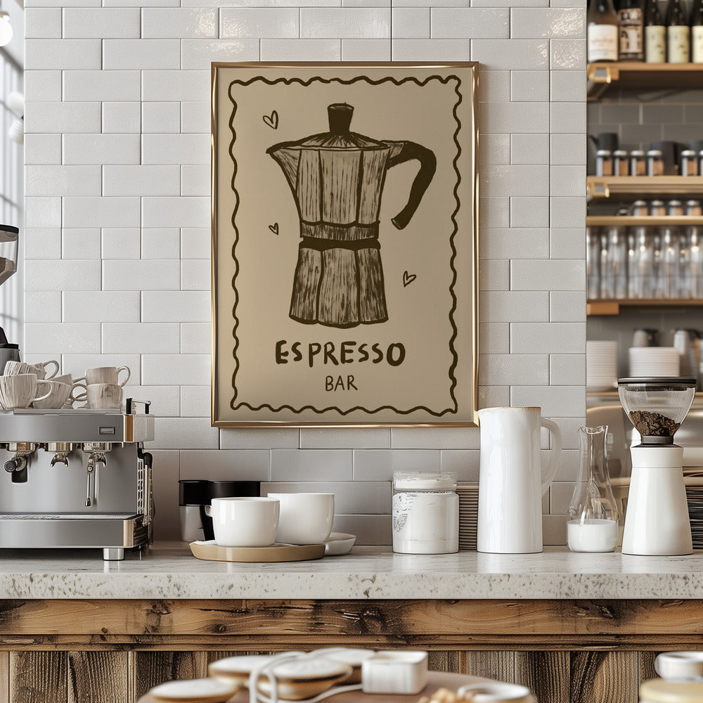 POSTER ESPRESSO MAKER