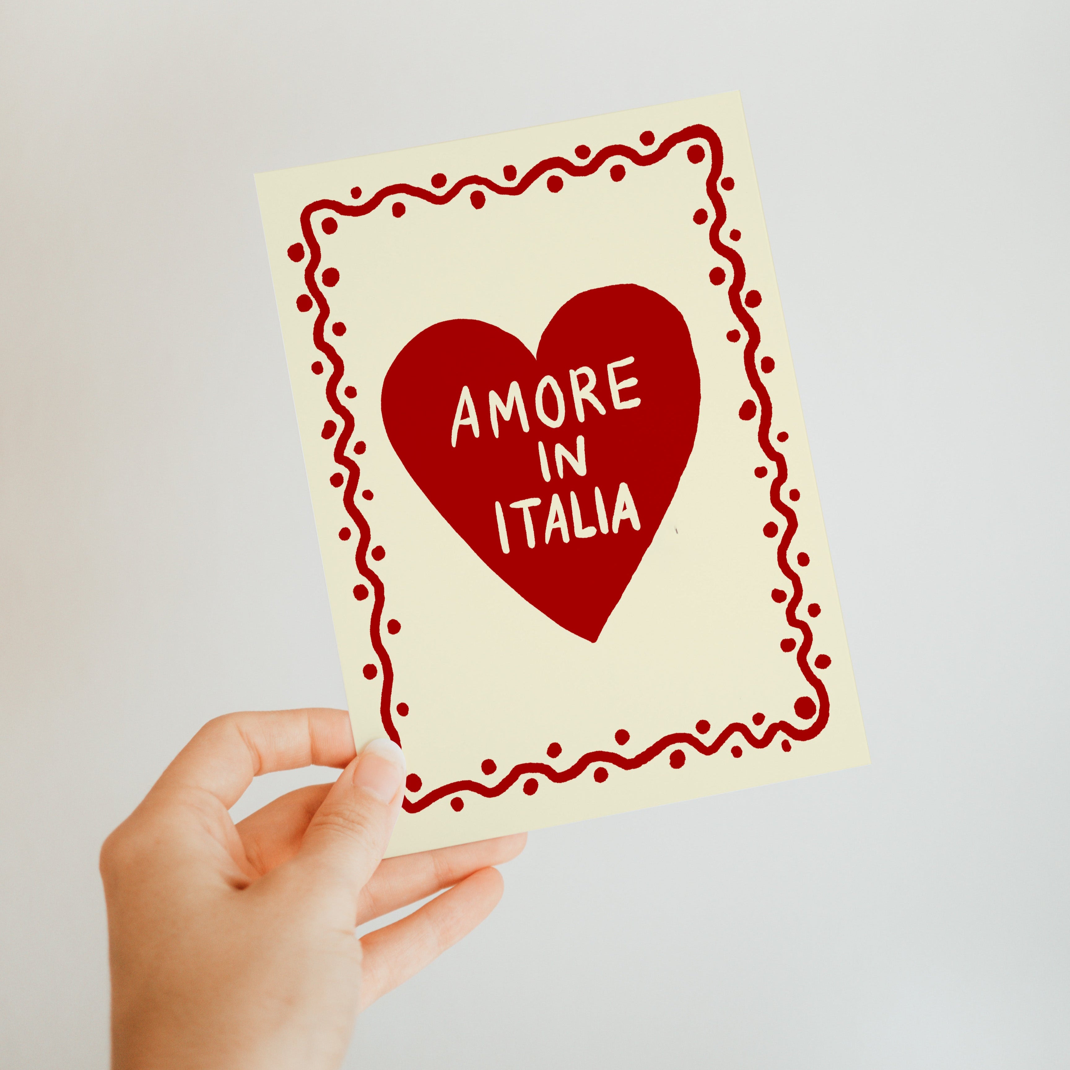 POSTKARTE AMORE IN ITALIA