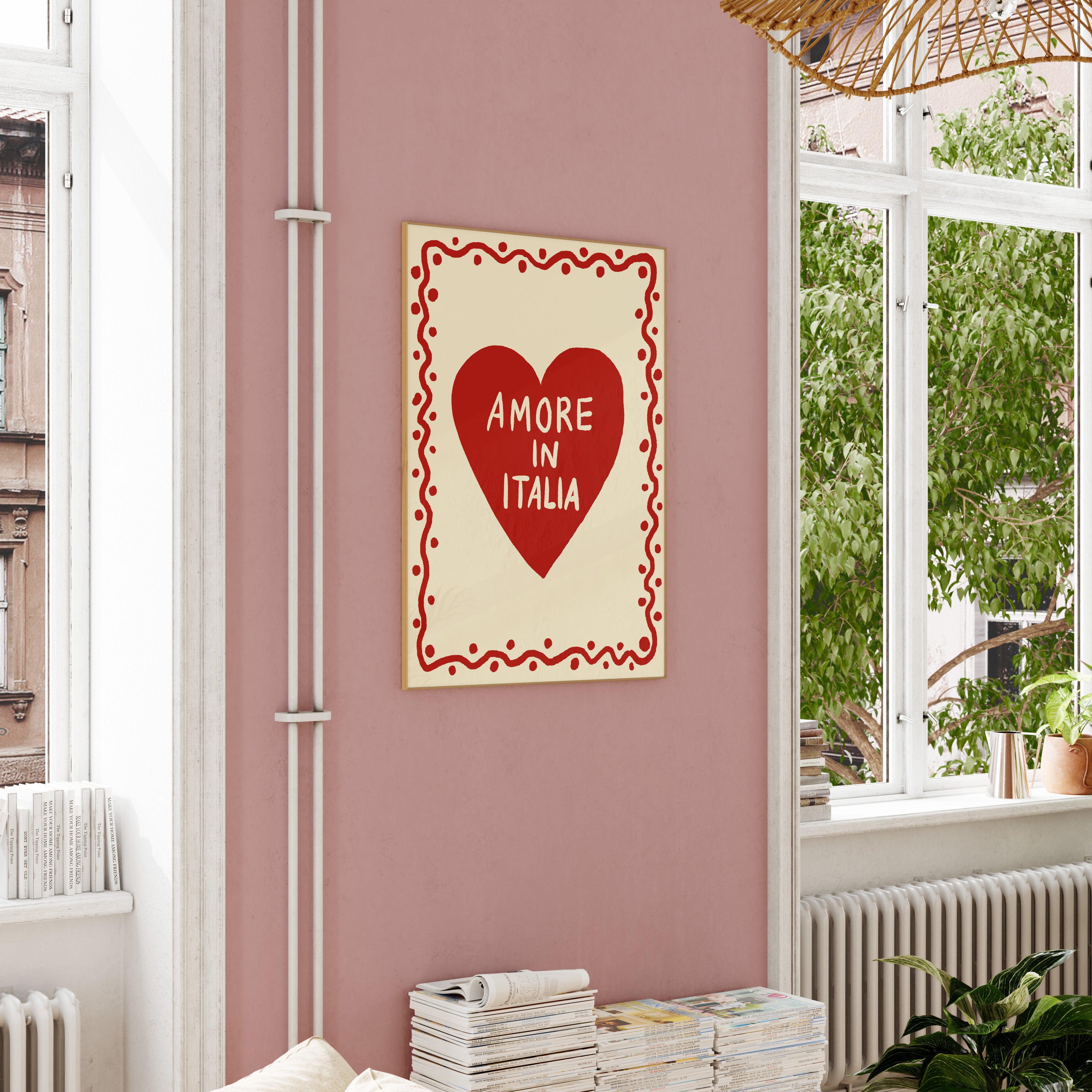 POSTER AMORE IN ITALIA