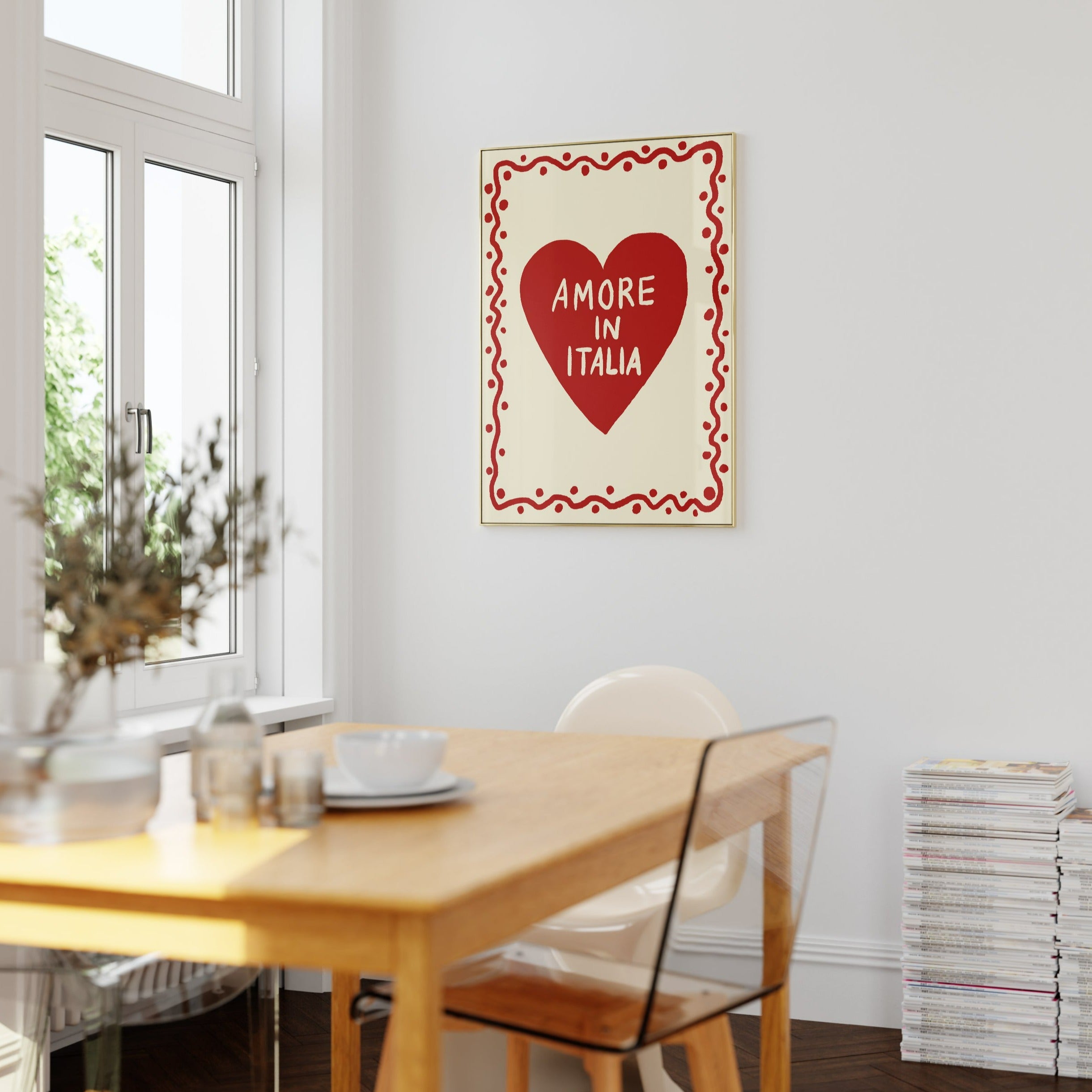 POSTER AMORE IN ITALIA