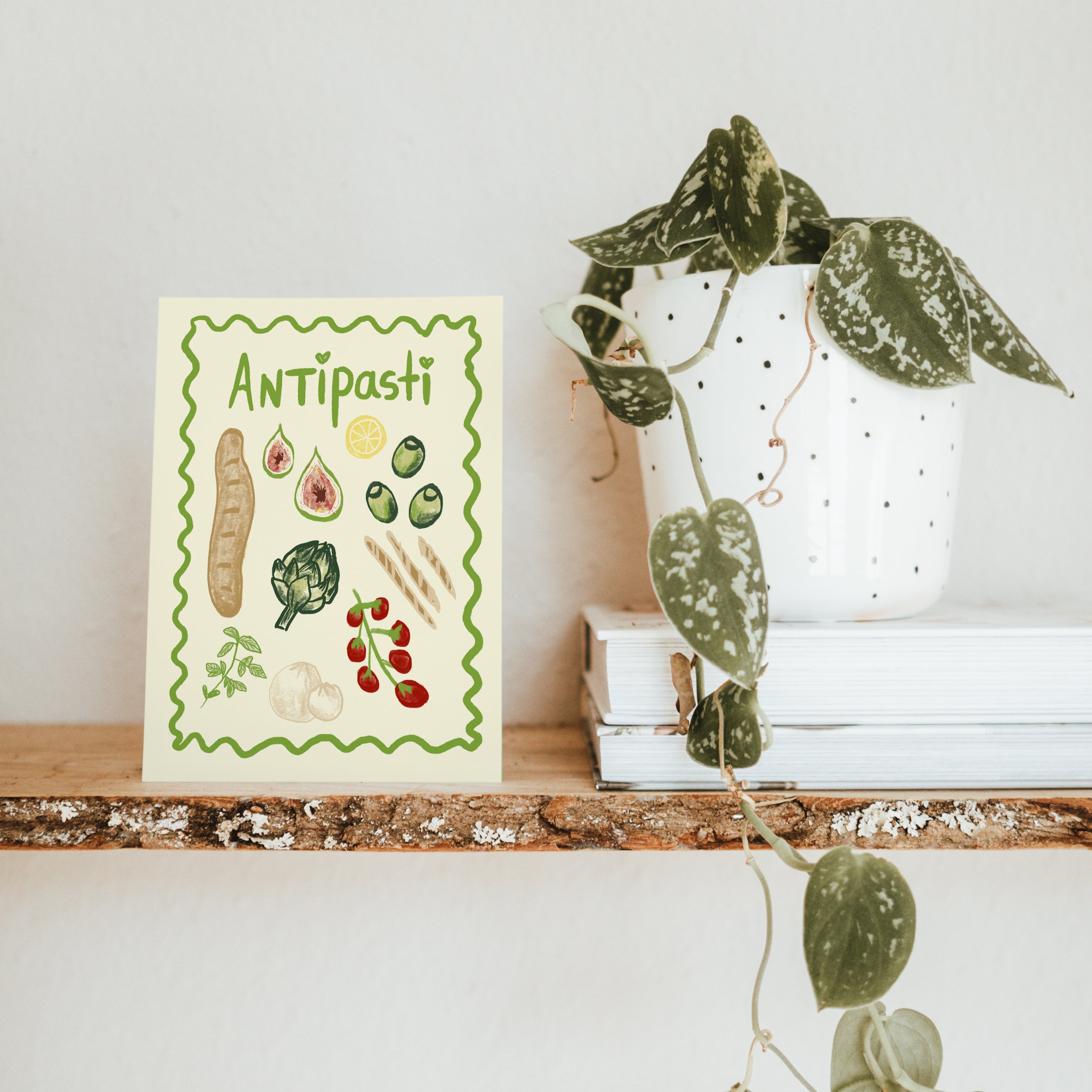 POSTKARTE ANTIPASTI