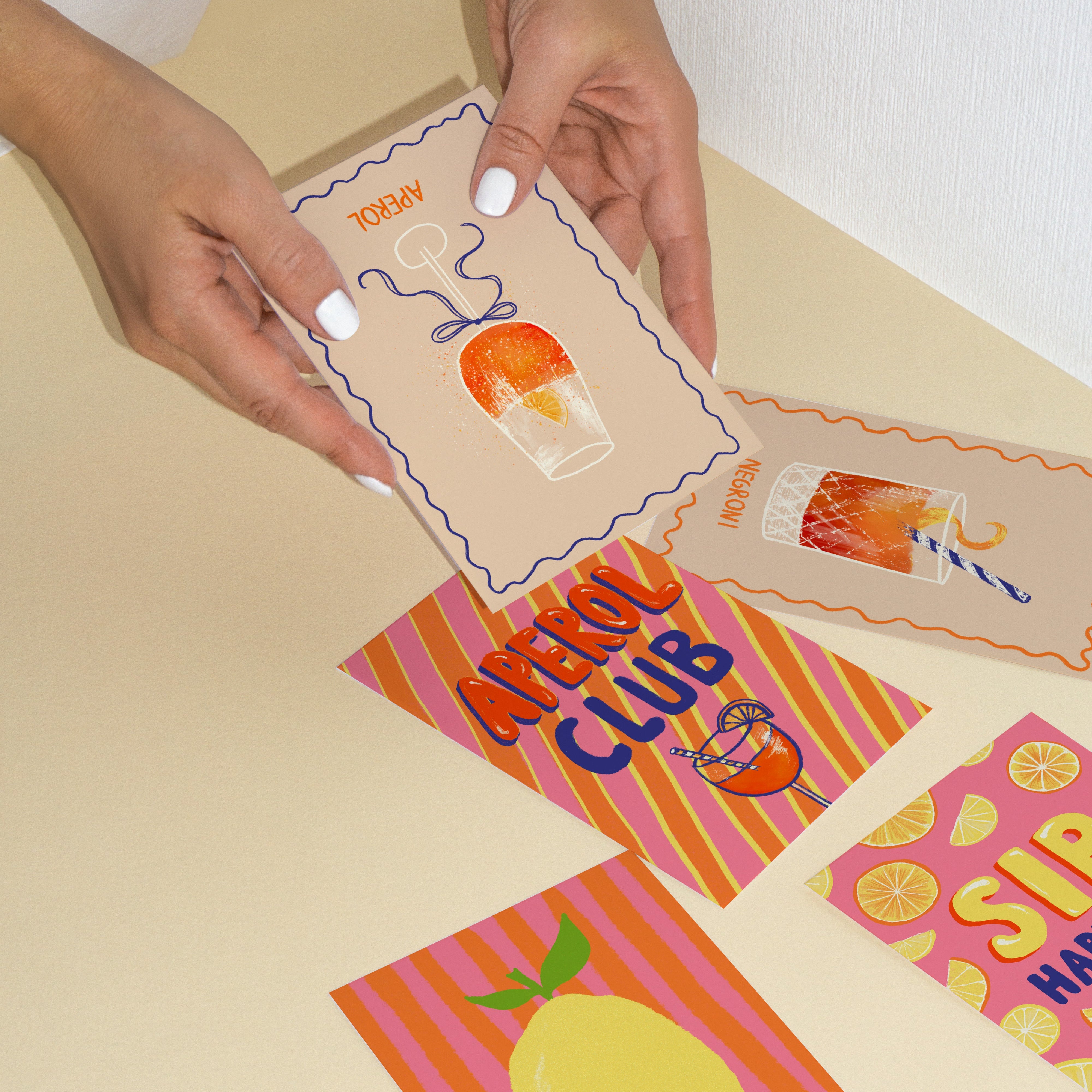 POSTKARTE APEROL CLUB
