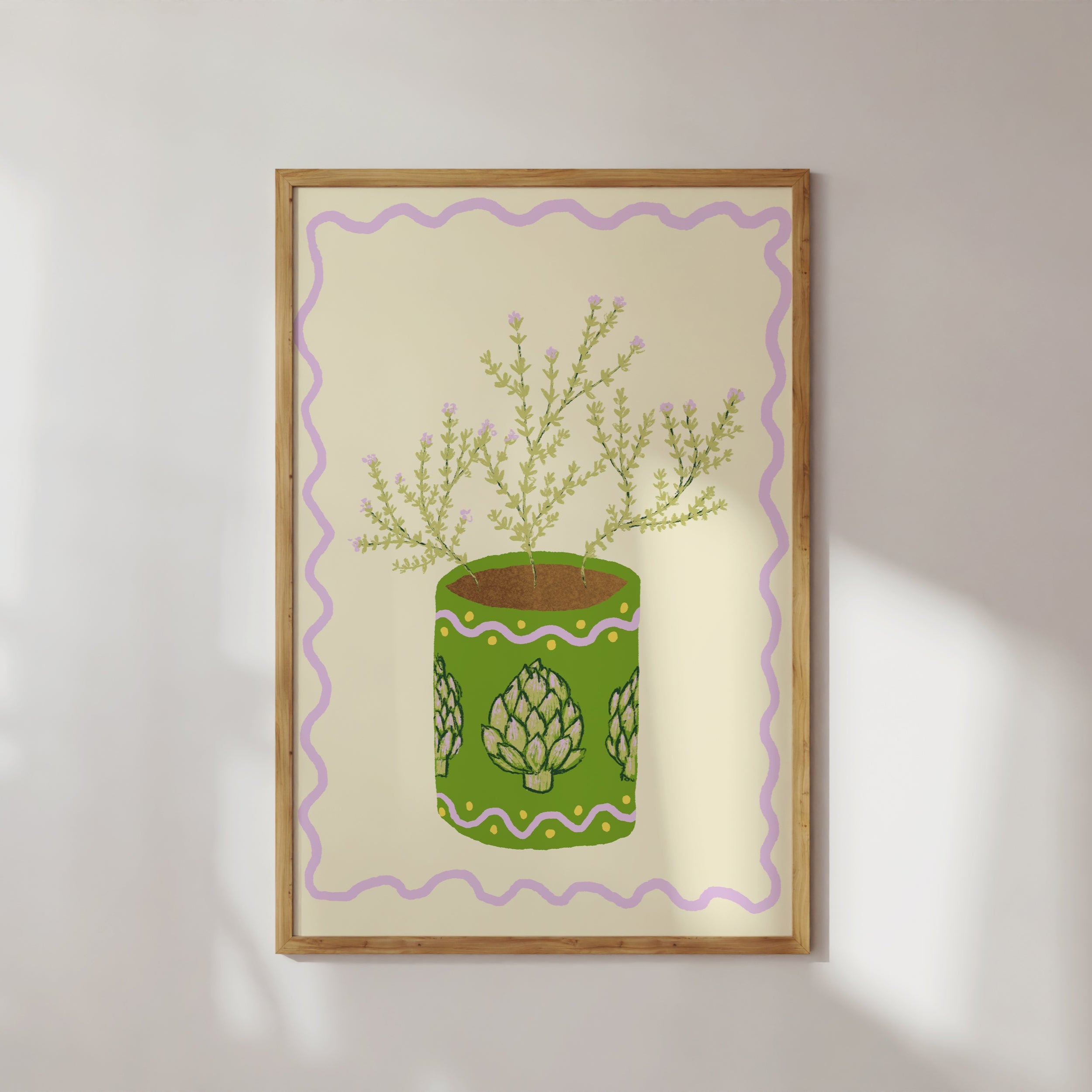 POSTER ARTICHOKE & THYME