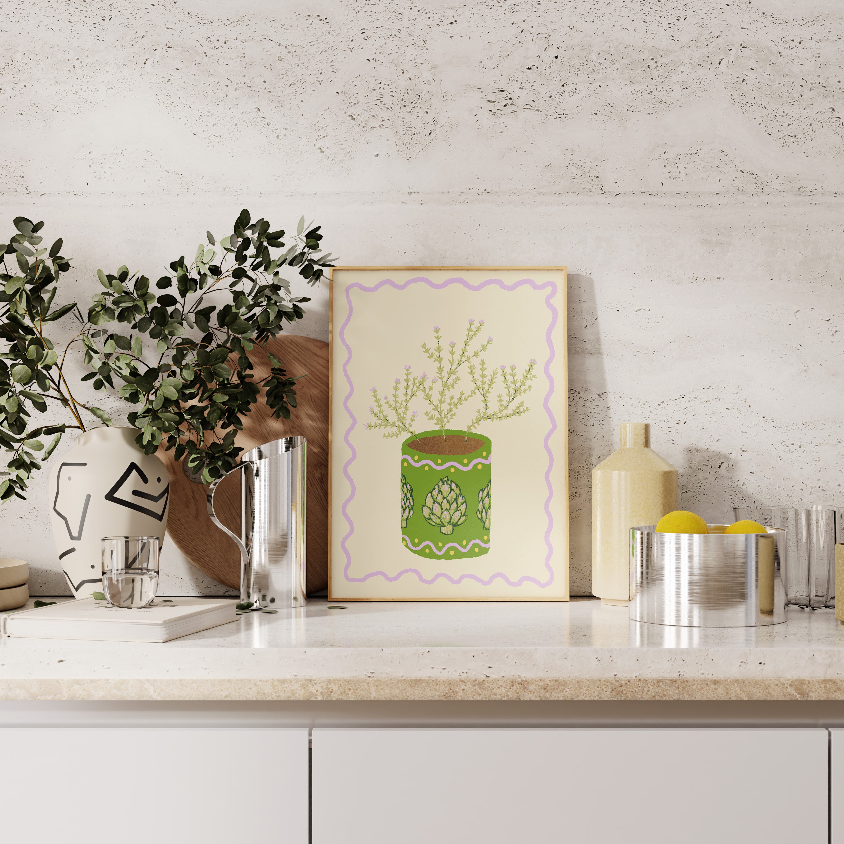 POSTER ARTICHOKE & THYME