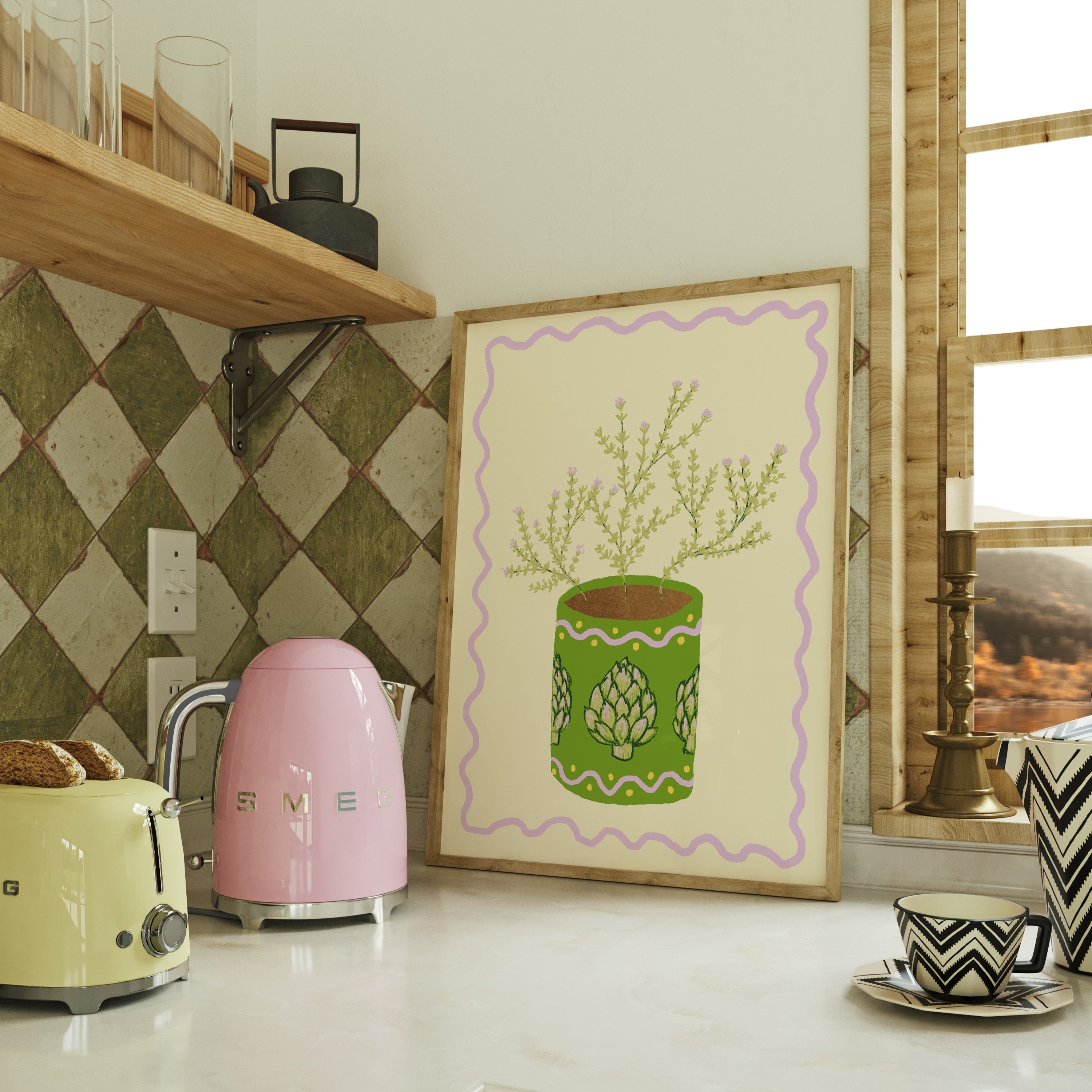 POSTER ARTICHOKE & THYME
