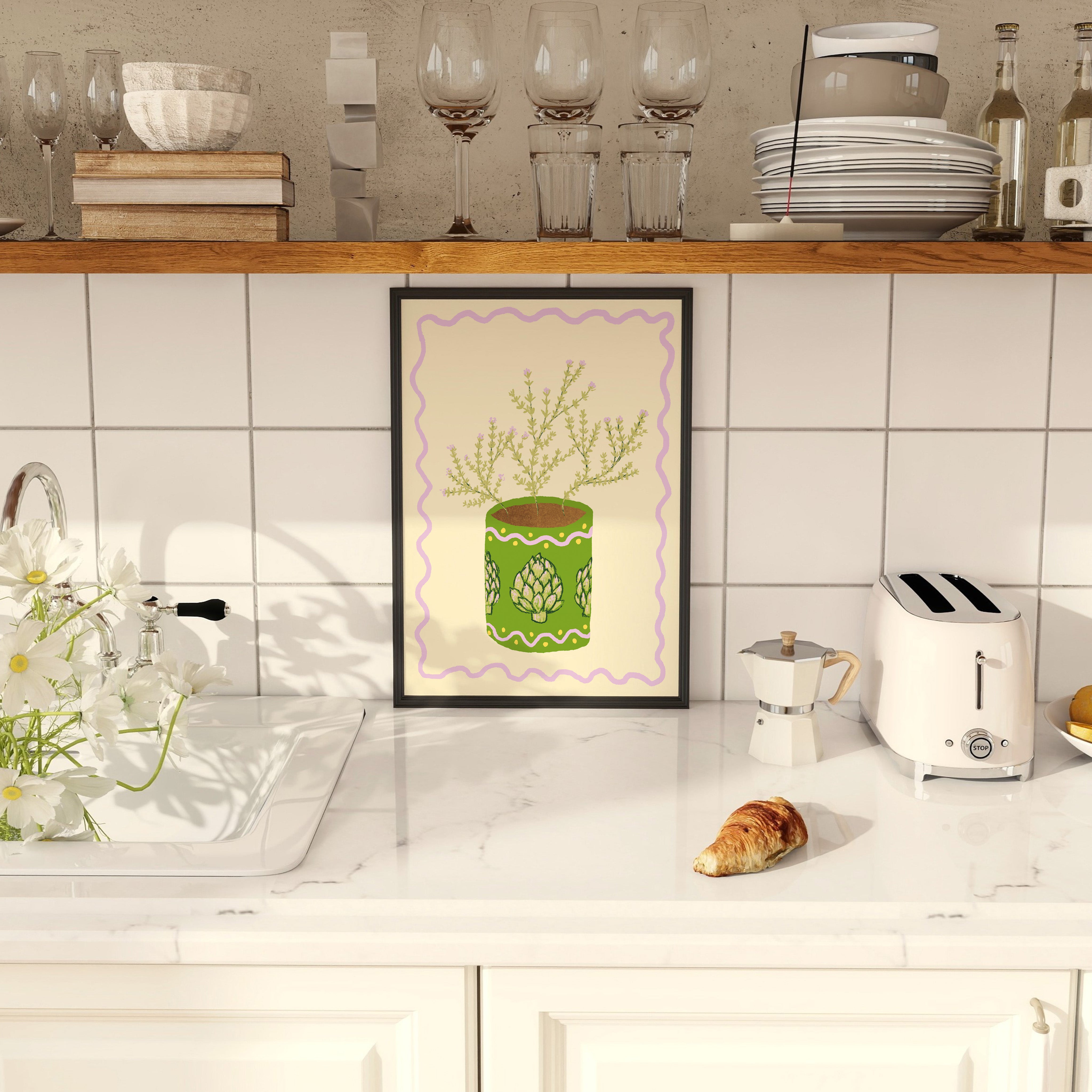 POSTER ARTICHOKE & THYME