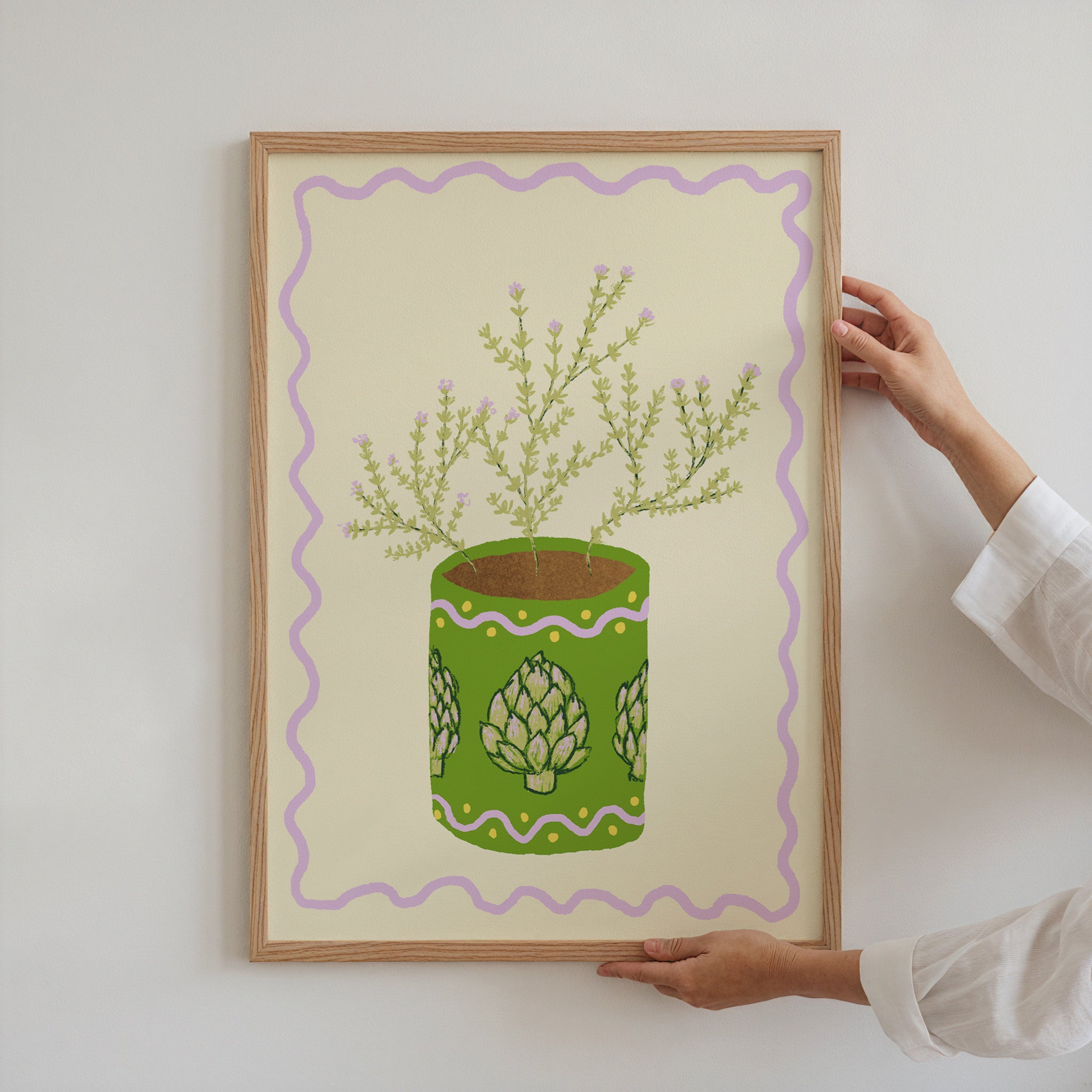 POSTER ARTICHOKE & THYME