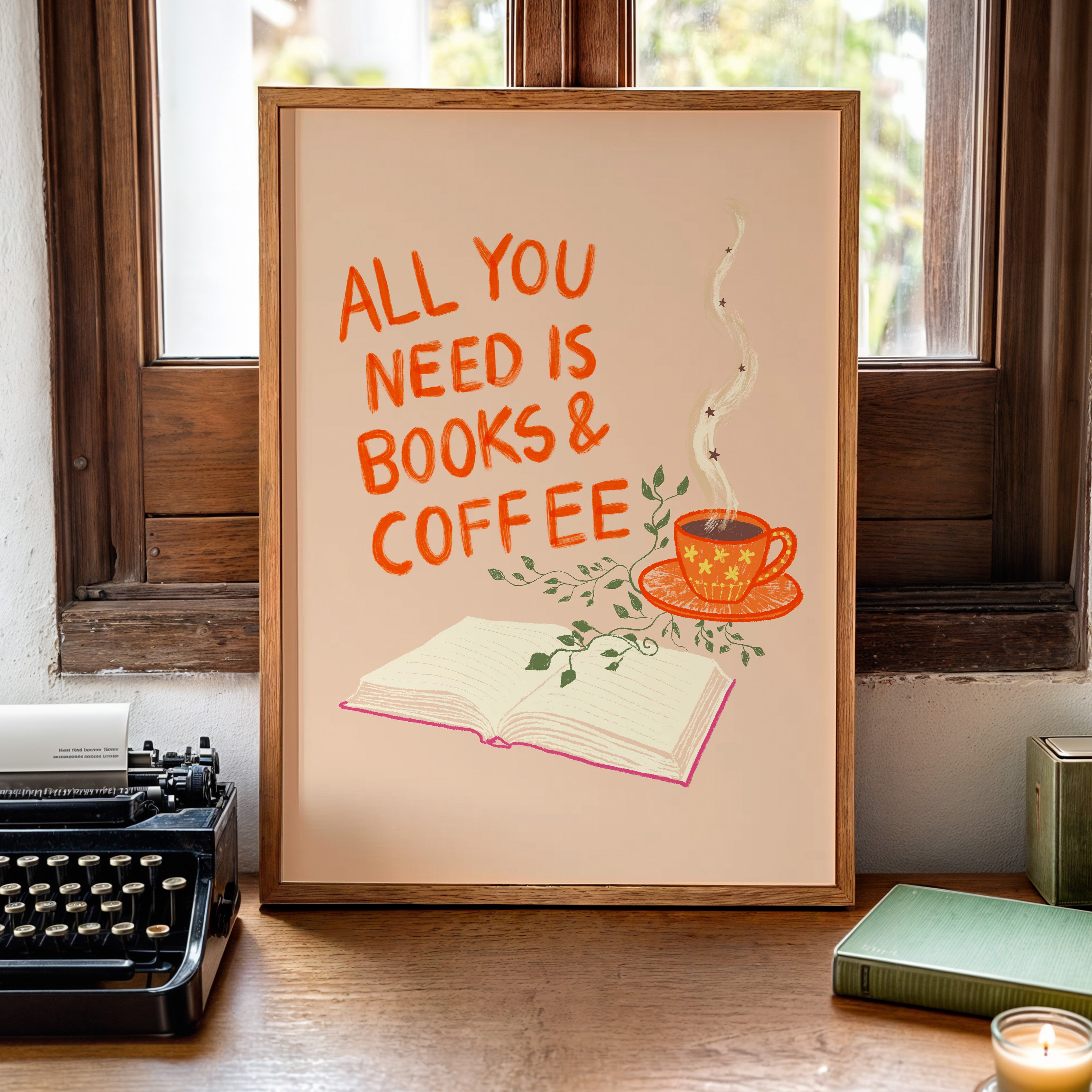 POSTER BOOKS AND COFFEE