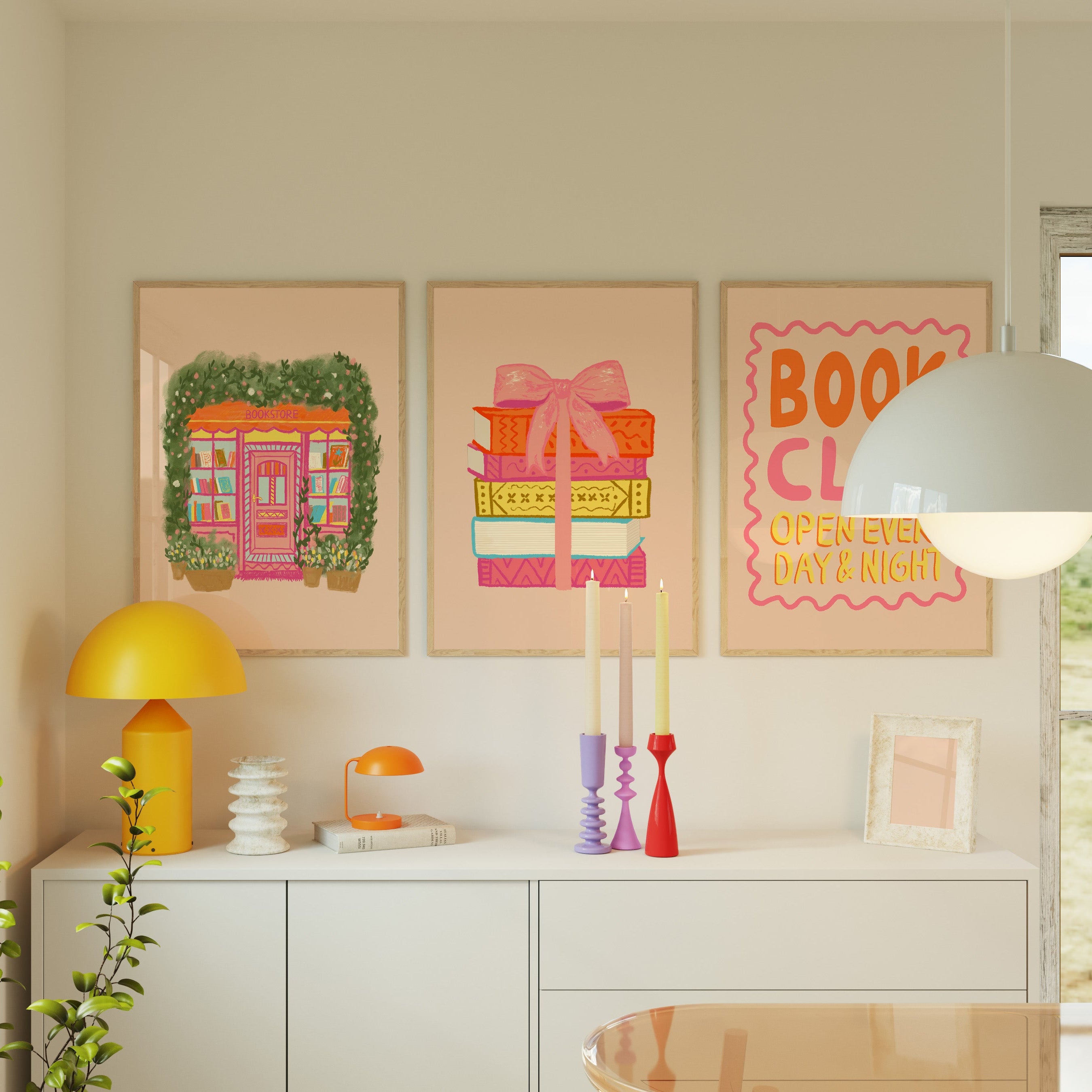 POSTER BOOK STACK