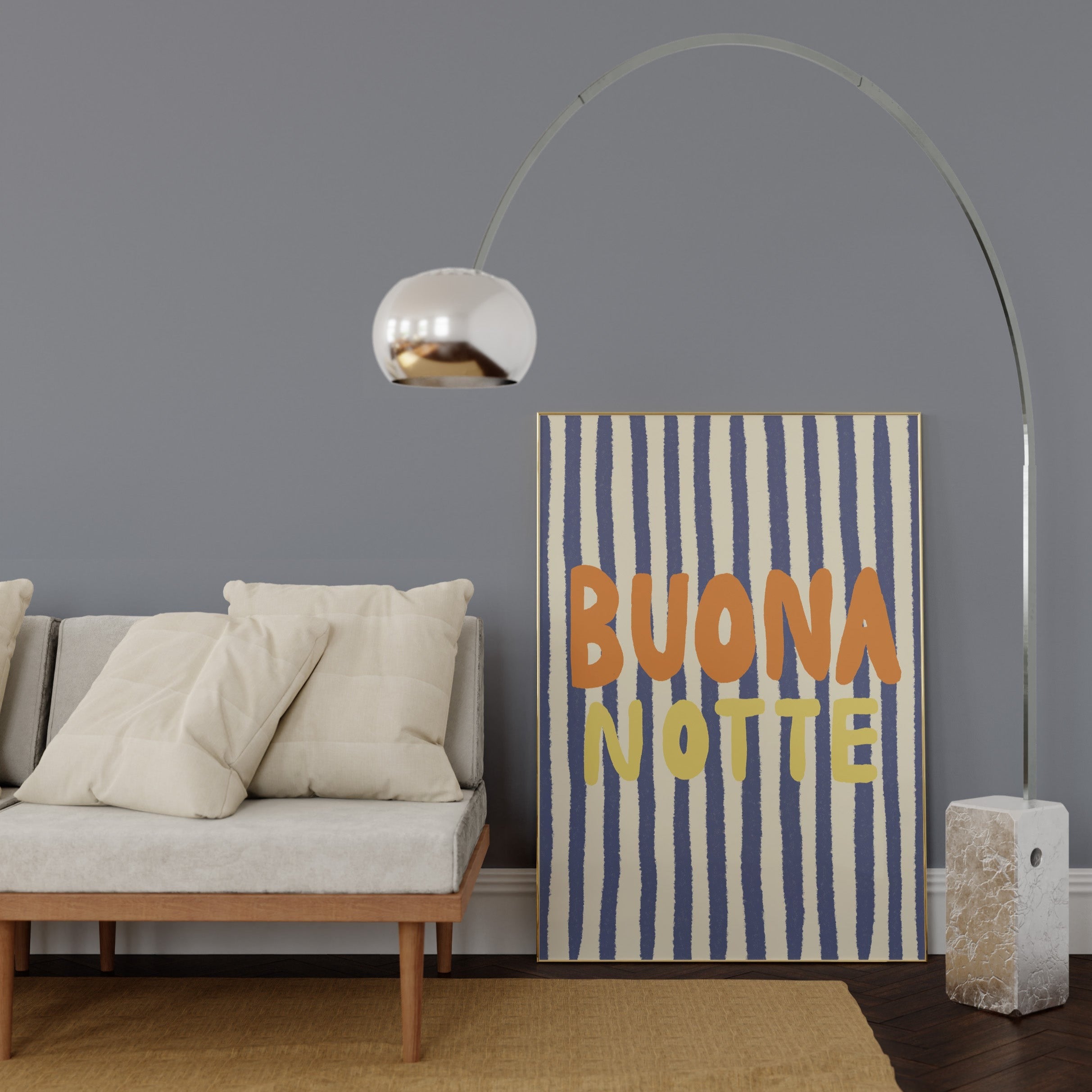 POSTER BUONA NOTTE STRIPED