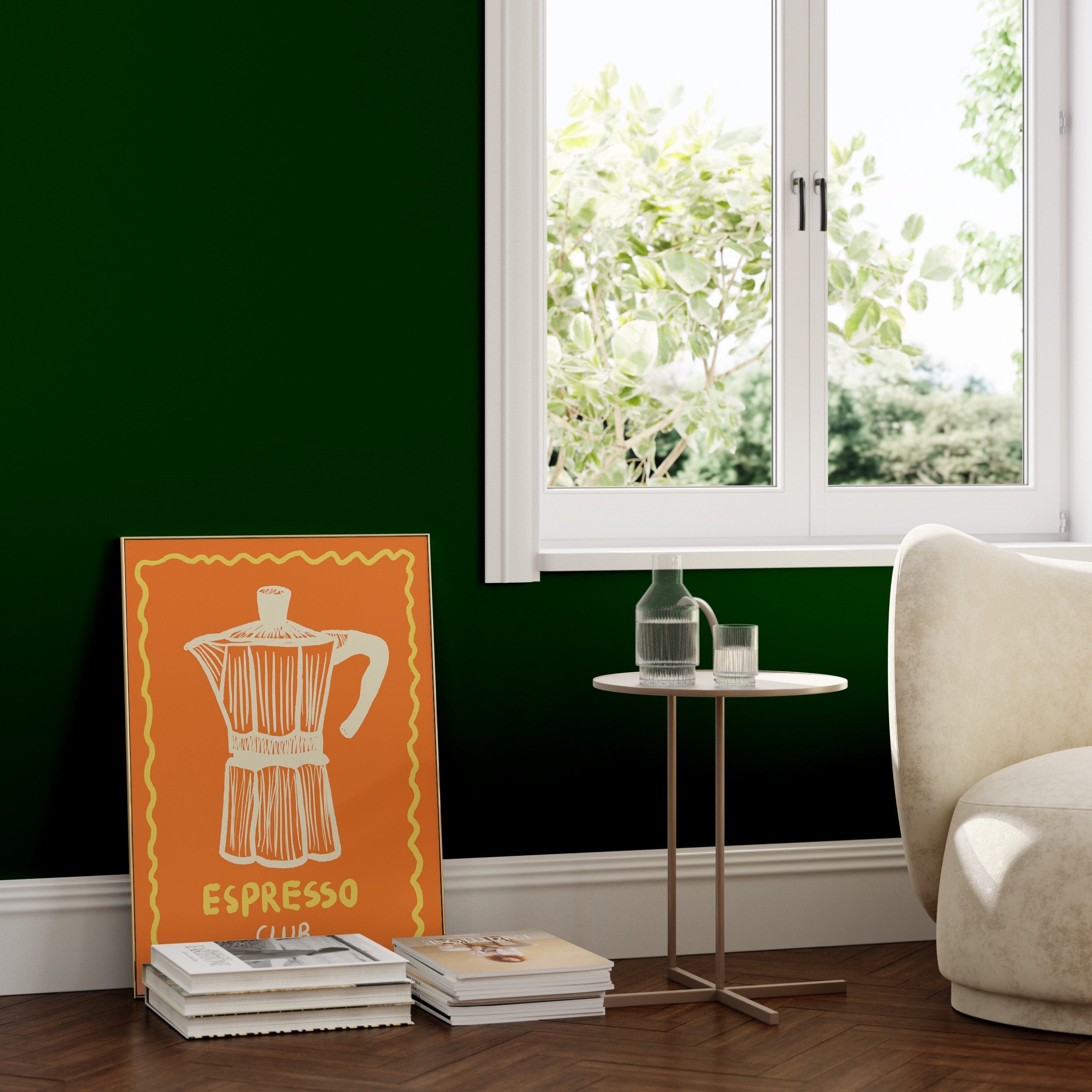 POSTER ESPRESSO CLUB ORANGE