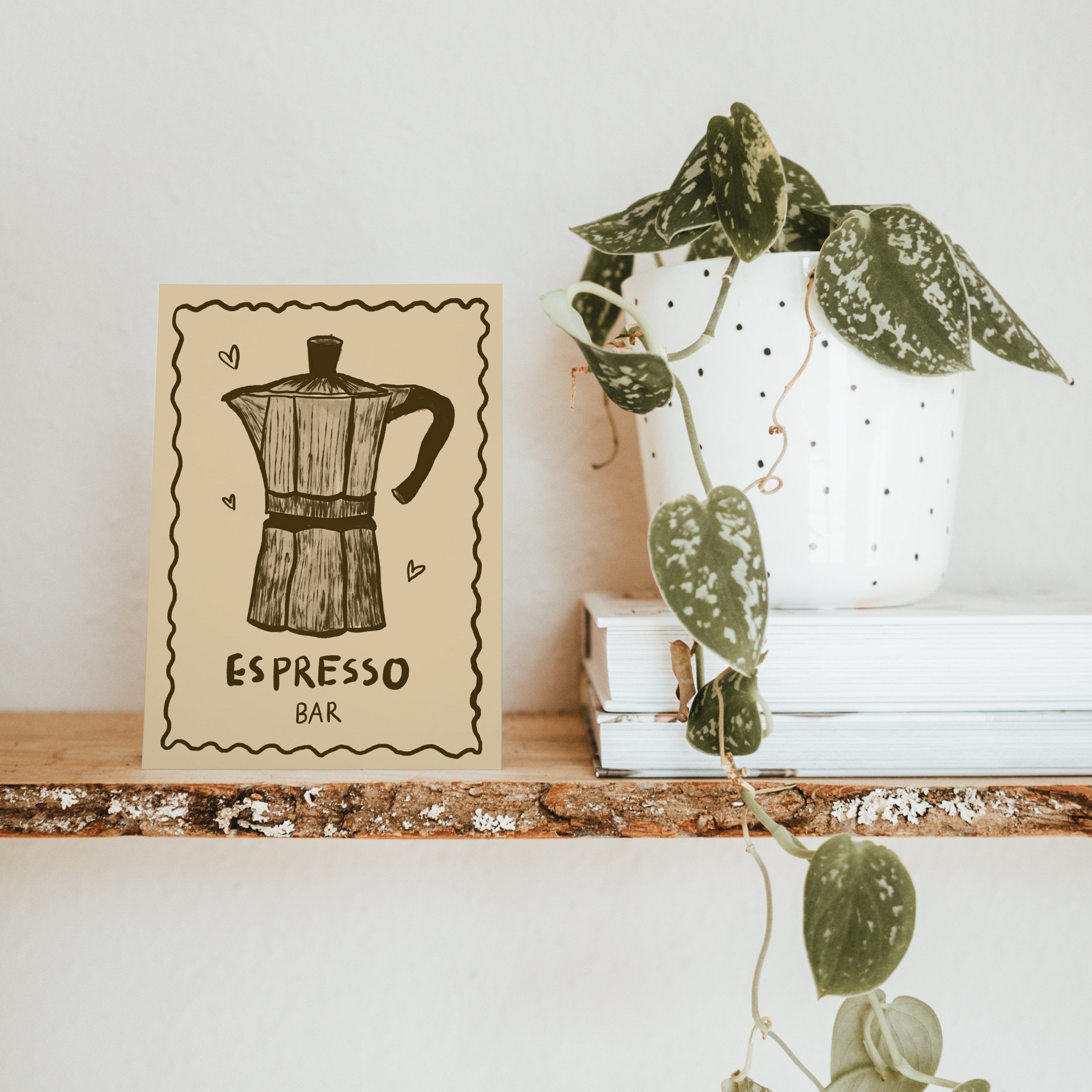 POSTCARD ESPRESSO MAKER