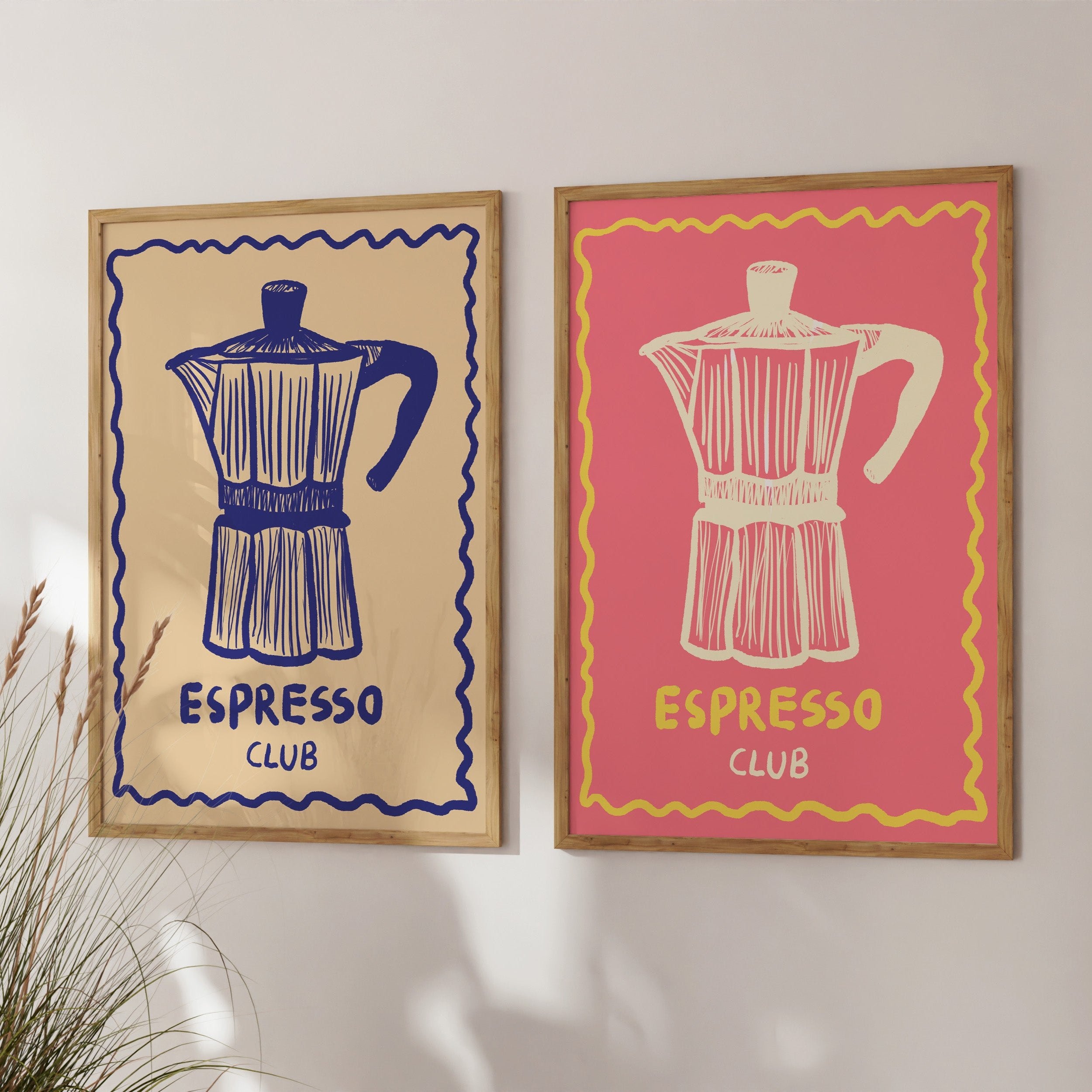 POSTER ESPRESSO CLUB PINK