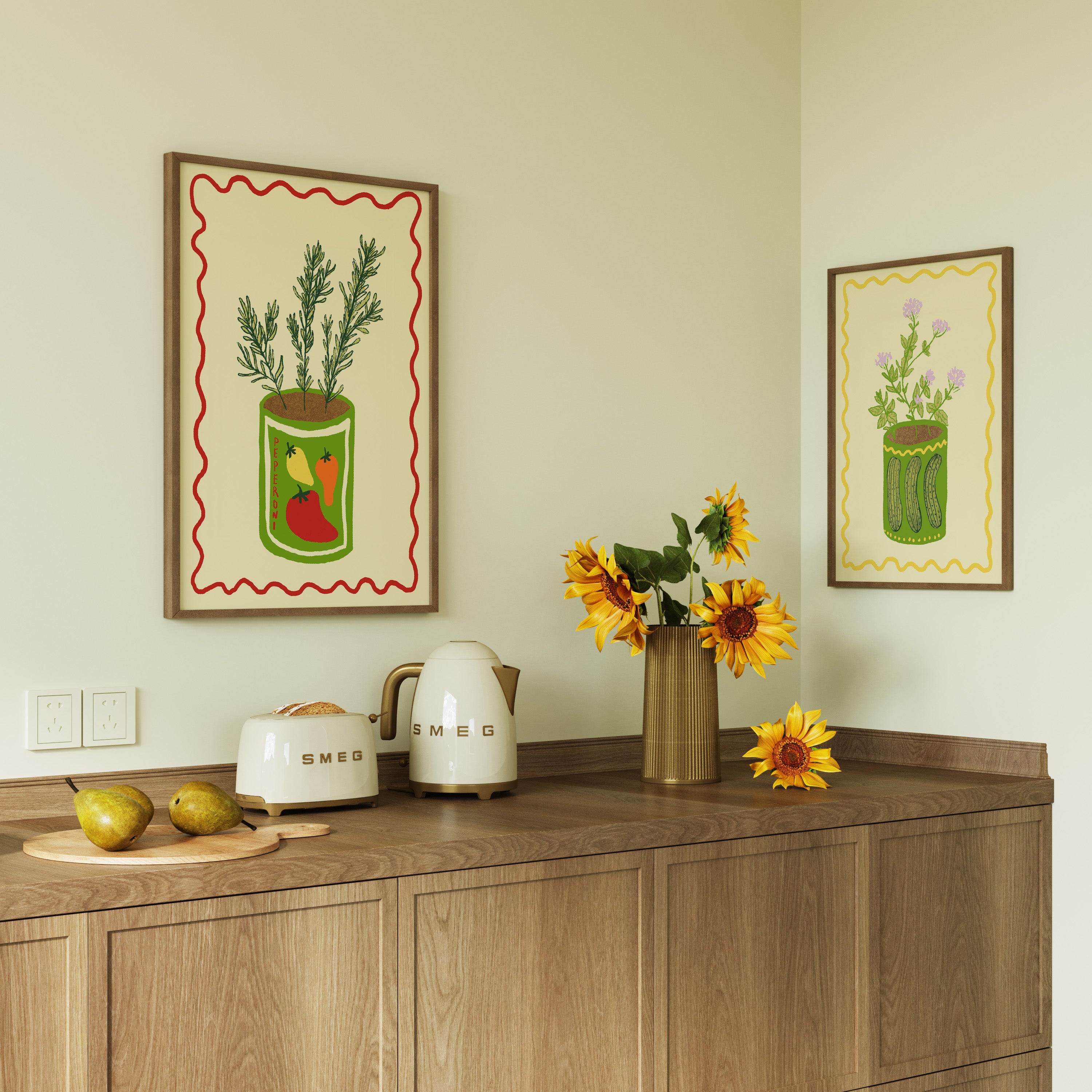 POSTER CUCUMBER & OREGANO