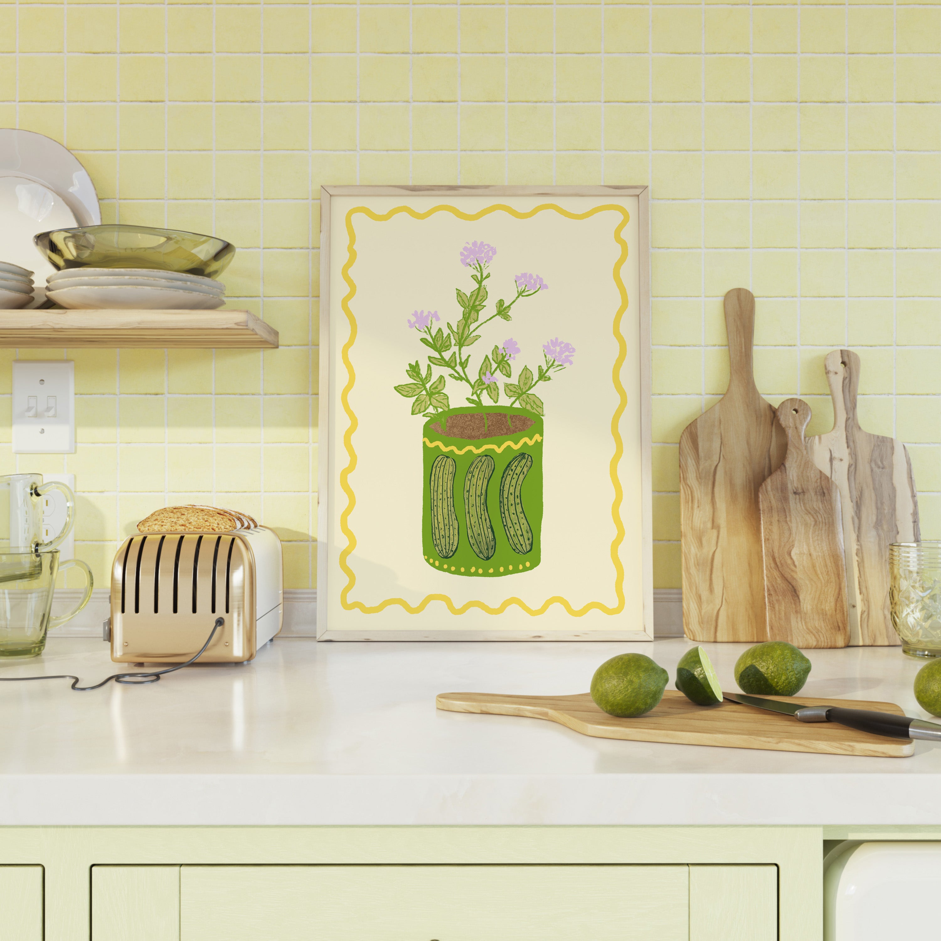 POSTER CUCUMBER & OREGANO