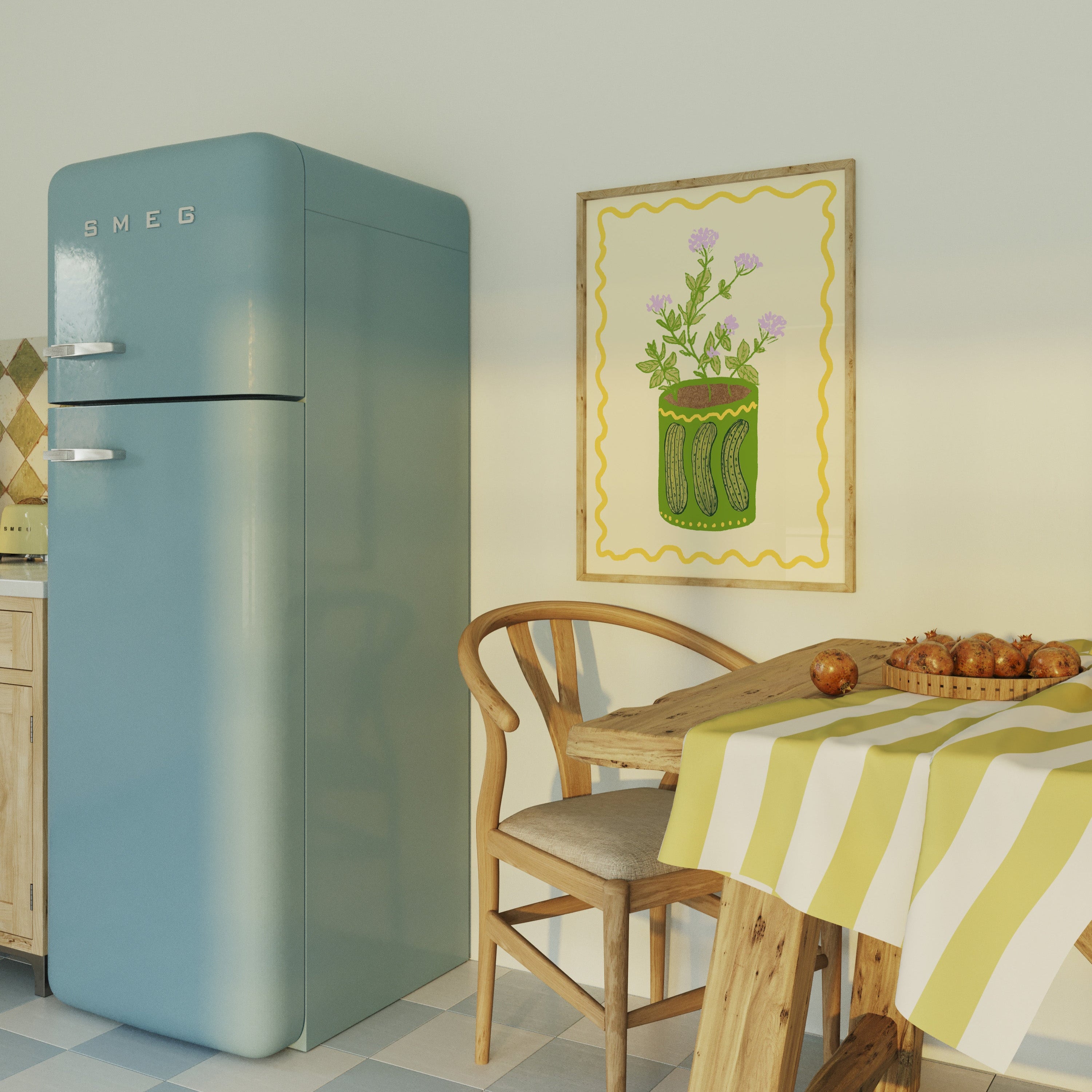 POSTER CUCUMBER & OREGANO