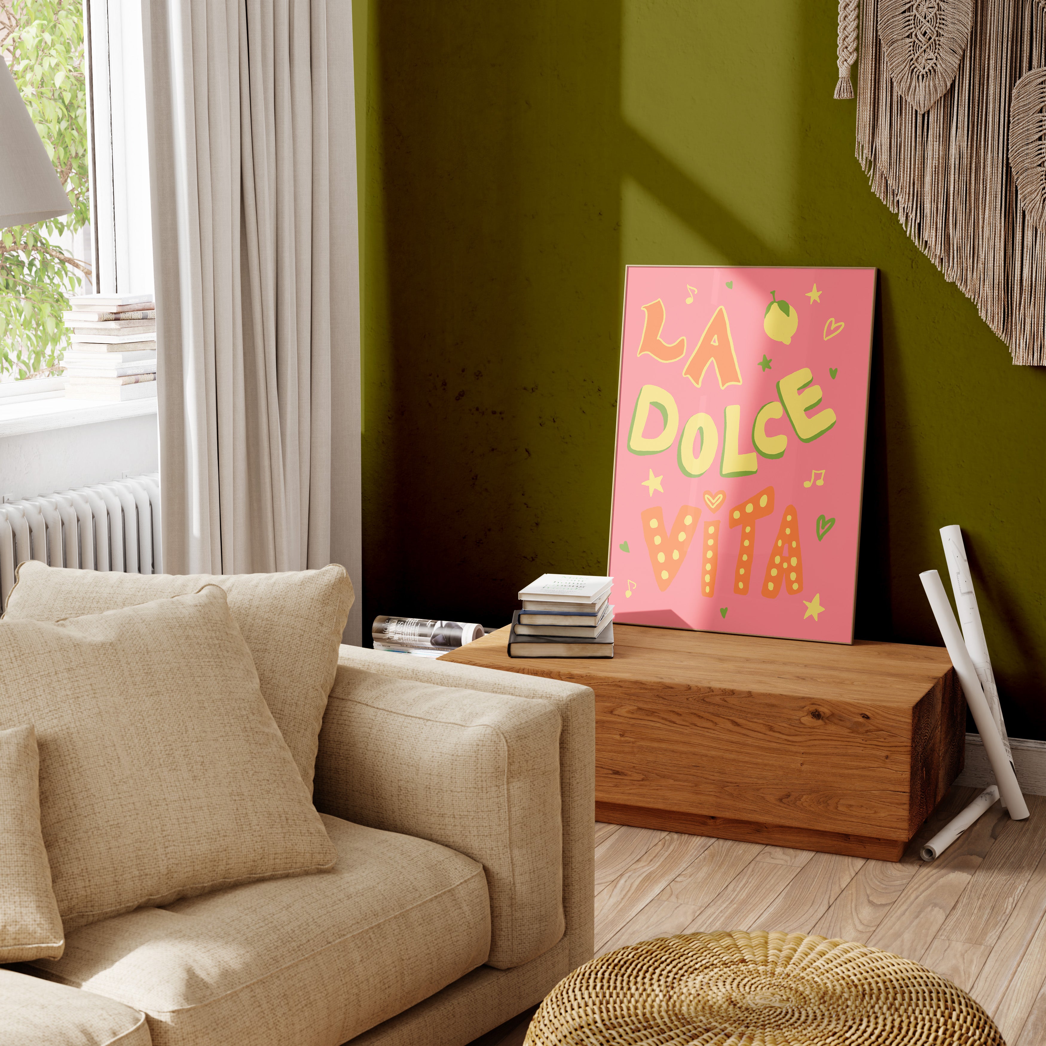 POSTER LA DOLCE VITA PINK