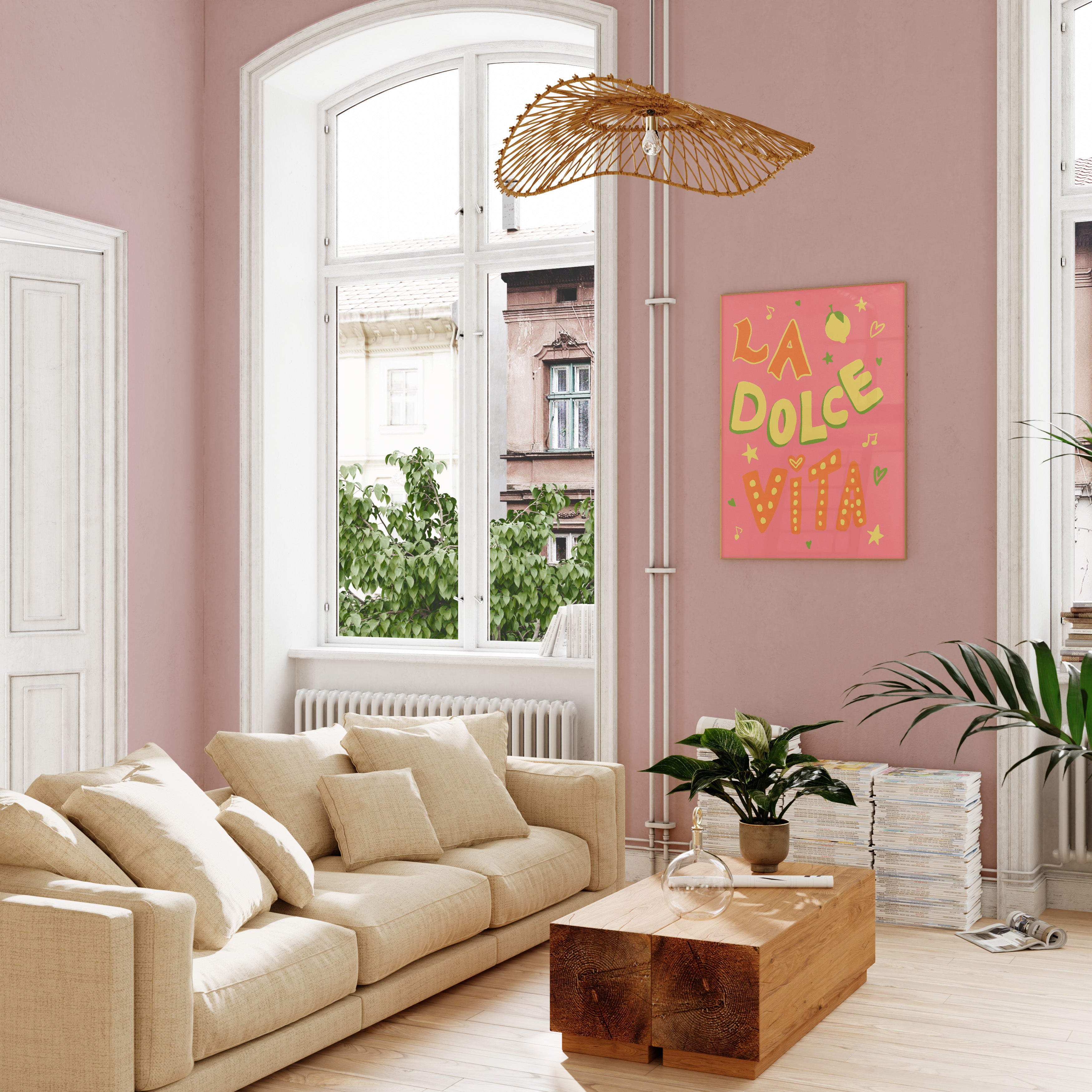 POSTER LA DOLCE VITA PINK