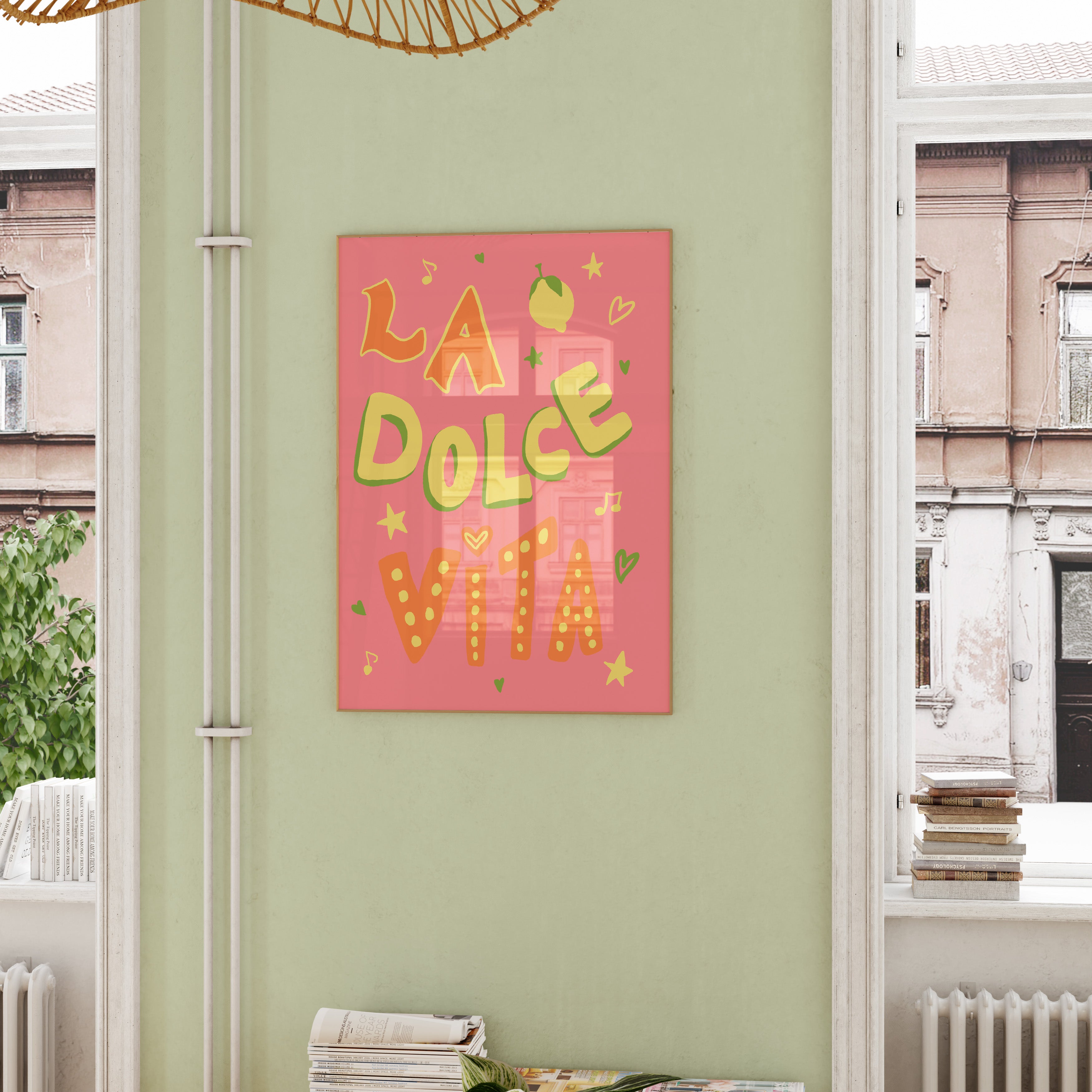POSTER LA DOLCE VITA PINK