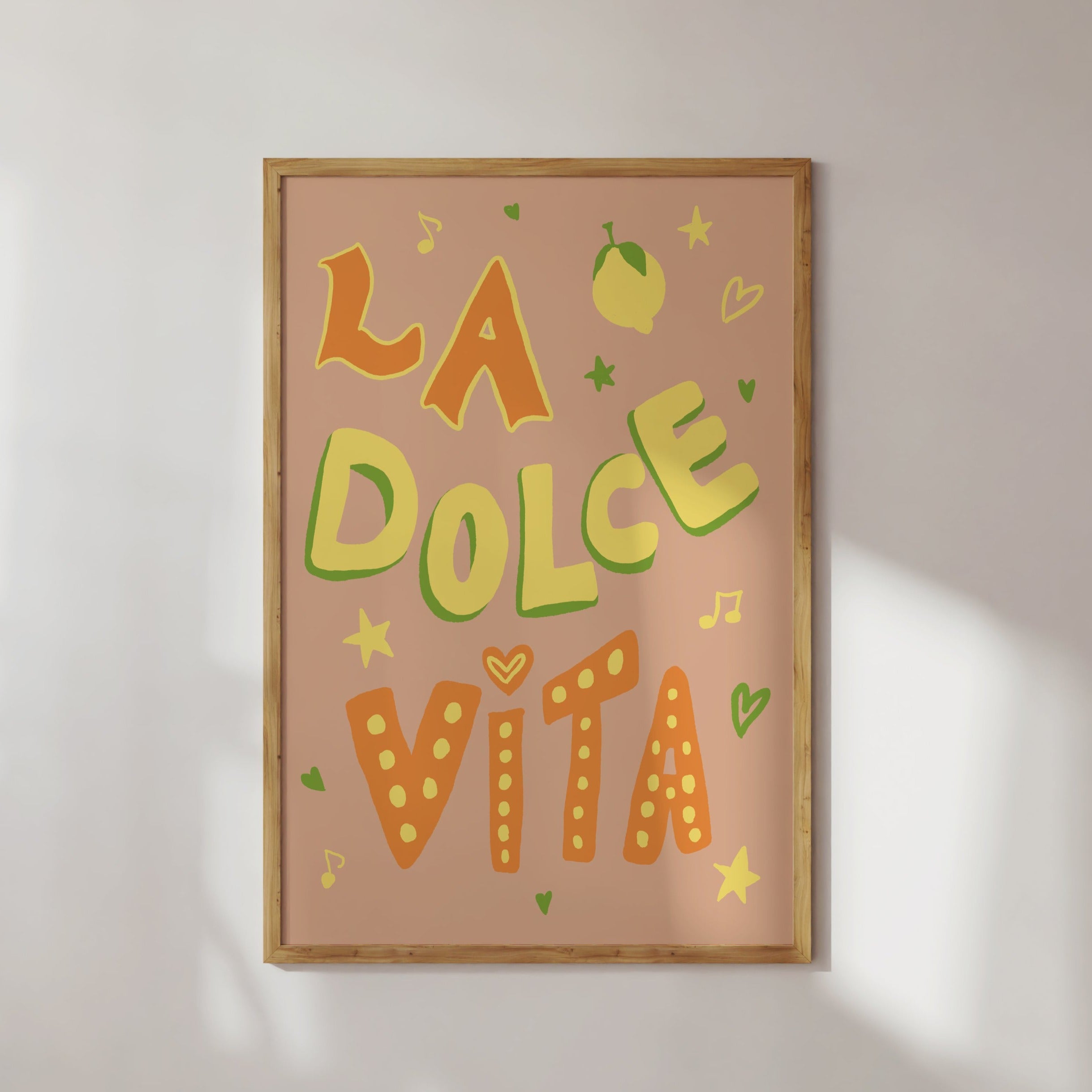 POSTER LA DOLCE VITA PINK