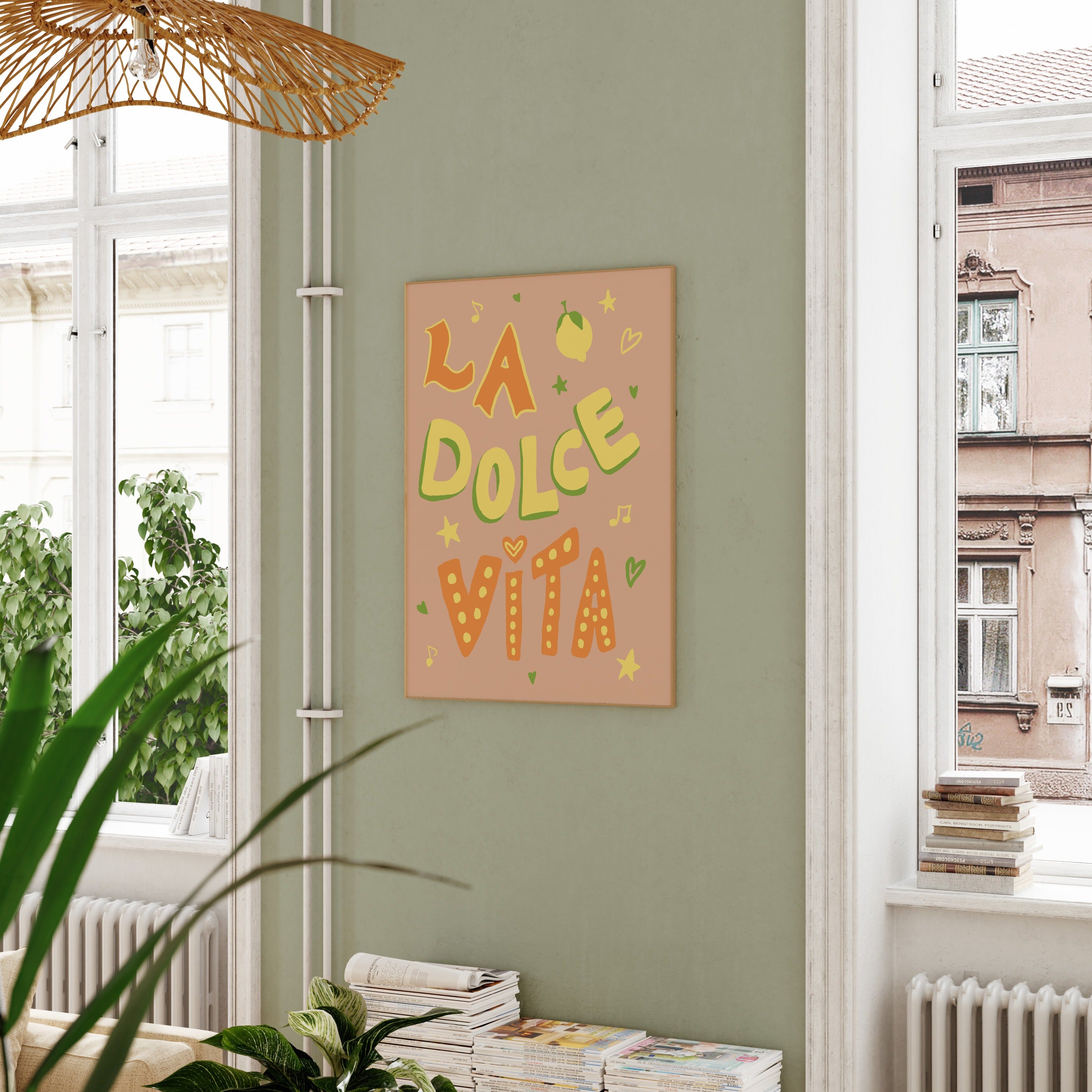 POSTER LA DOLCE VITA PINK