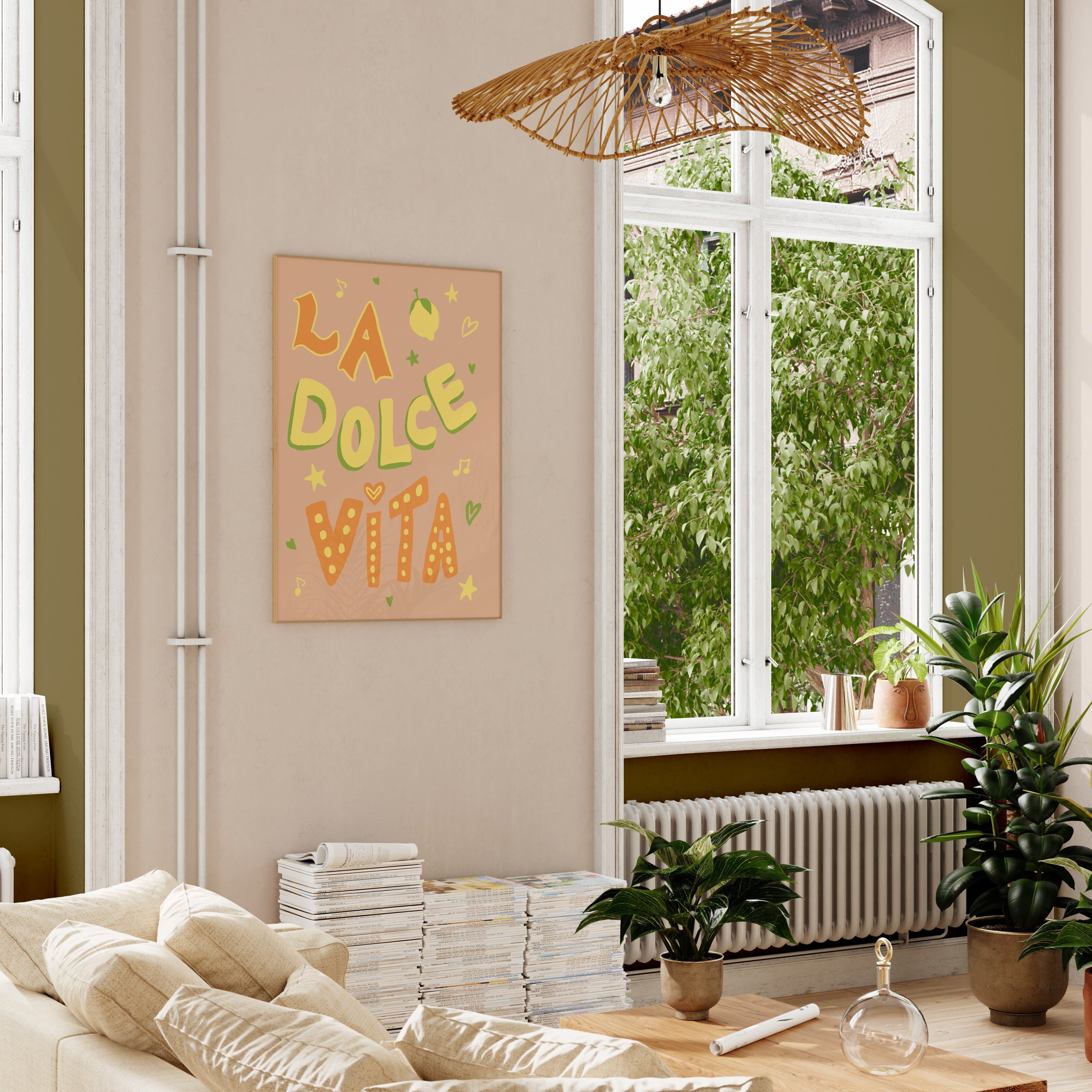 POSTER LA DOLCE VITA PINK