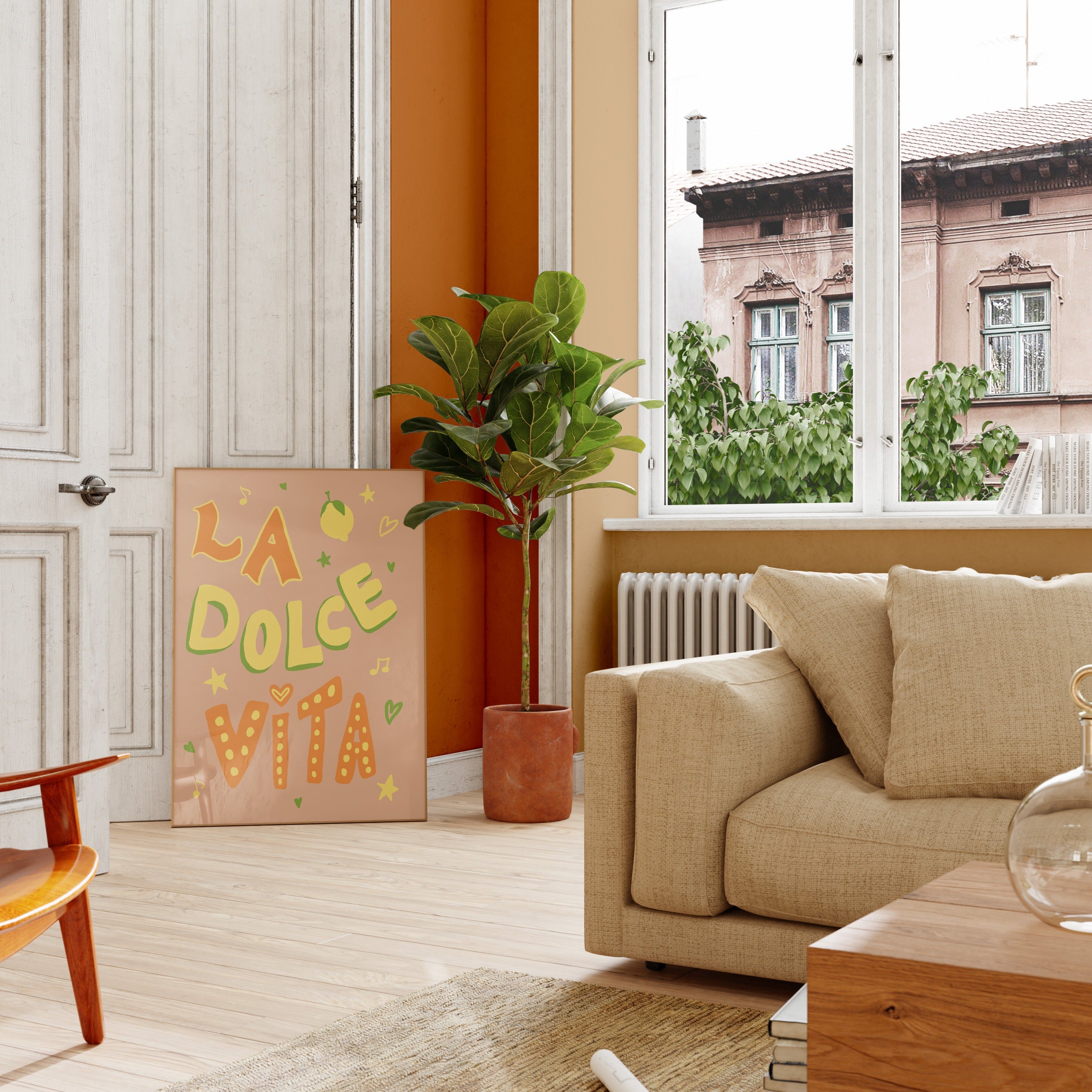 POSTER LA DOLCE VITA PINK