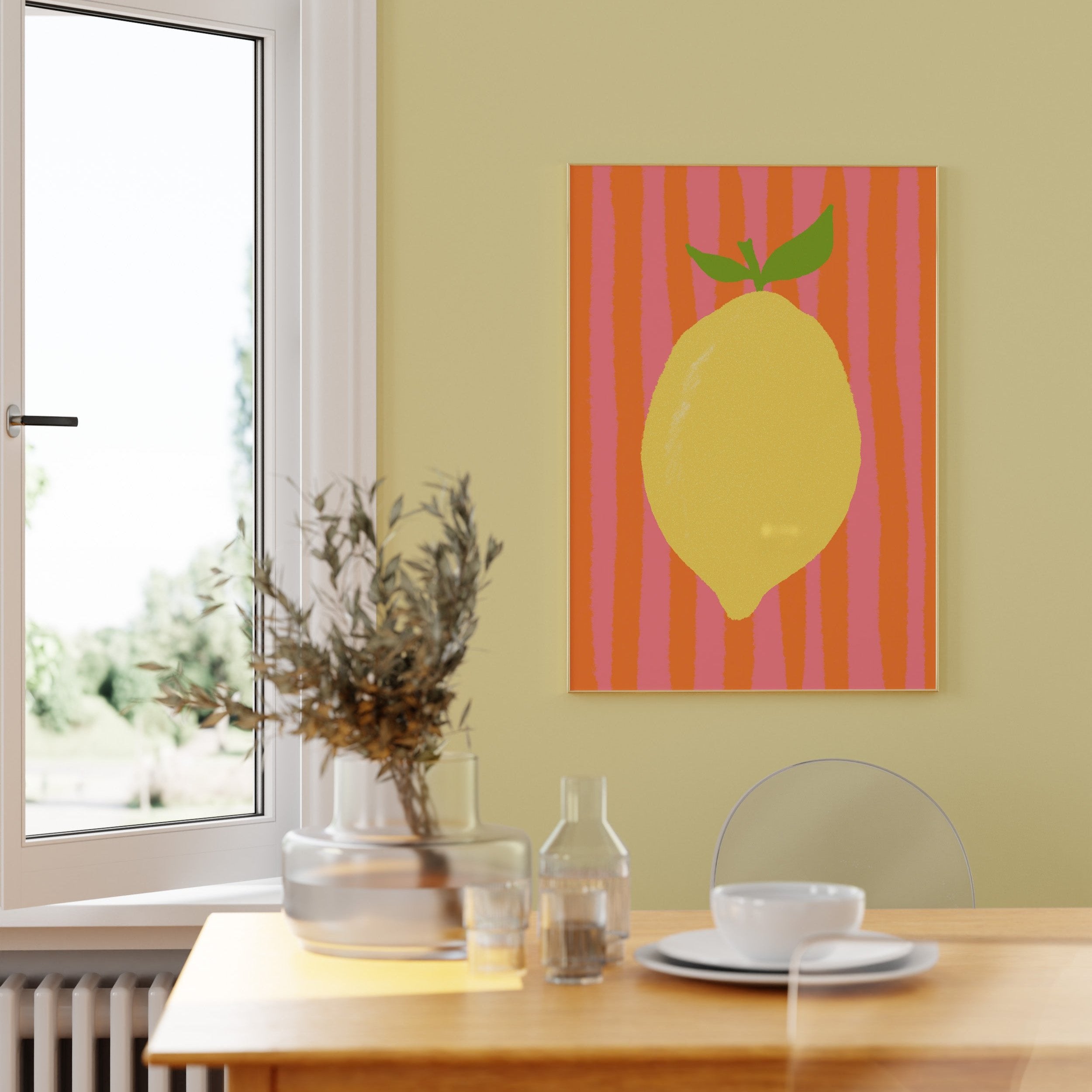 POSTER LIME PINK
