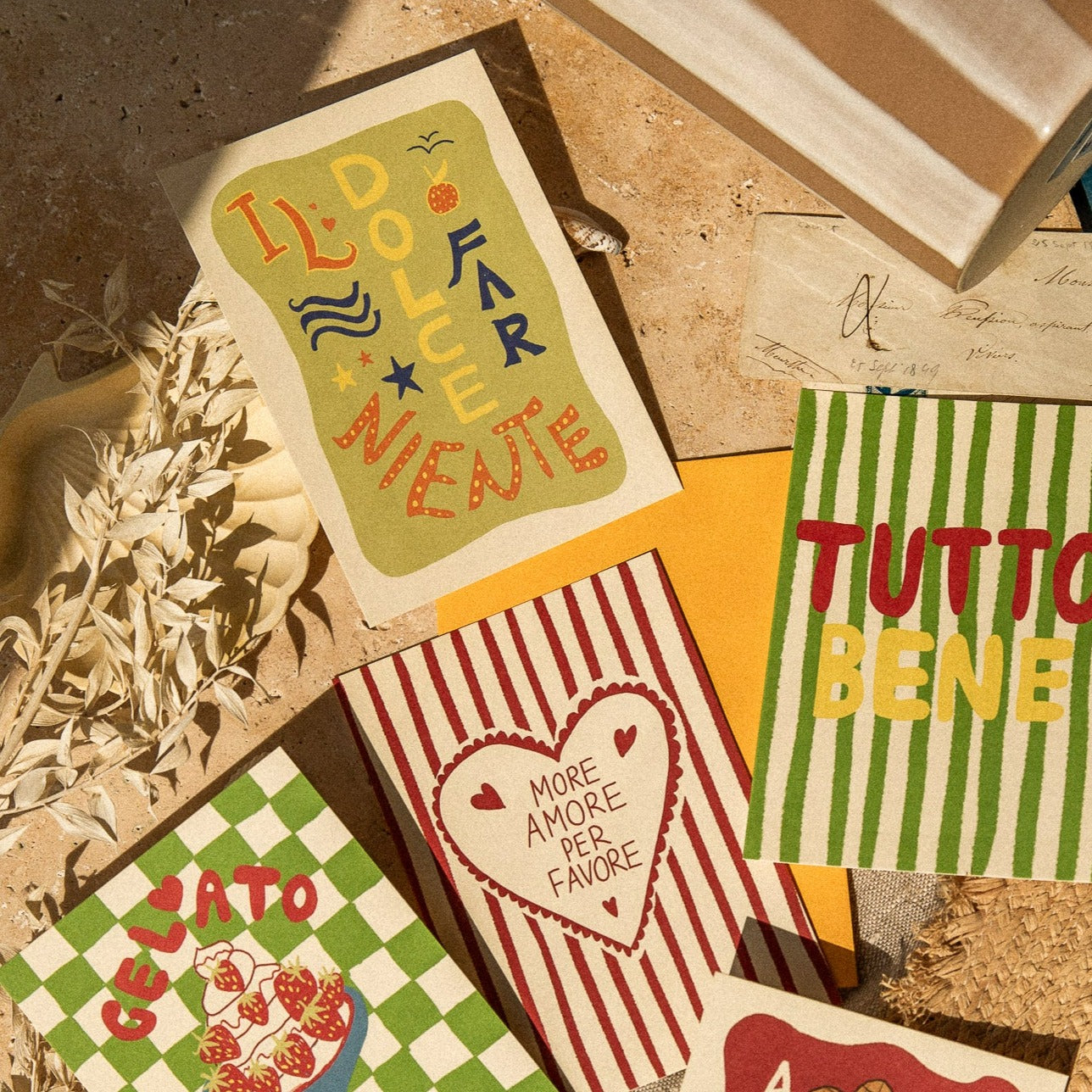 POSTCARD THE SWEETNESS FAR NIENTE