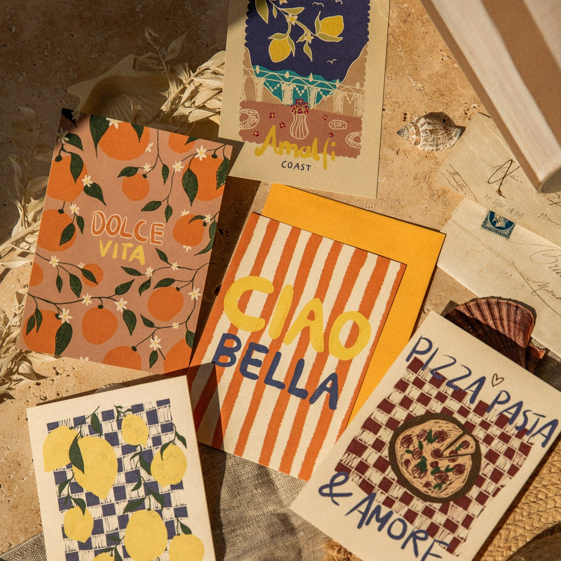 POSTCARD LA DOLCE VITA ORANGES