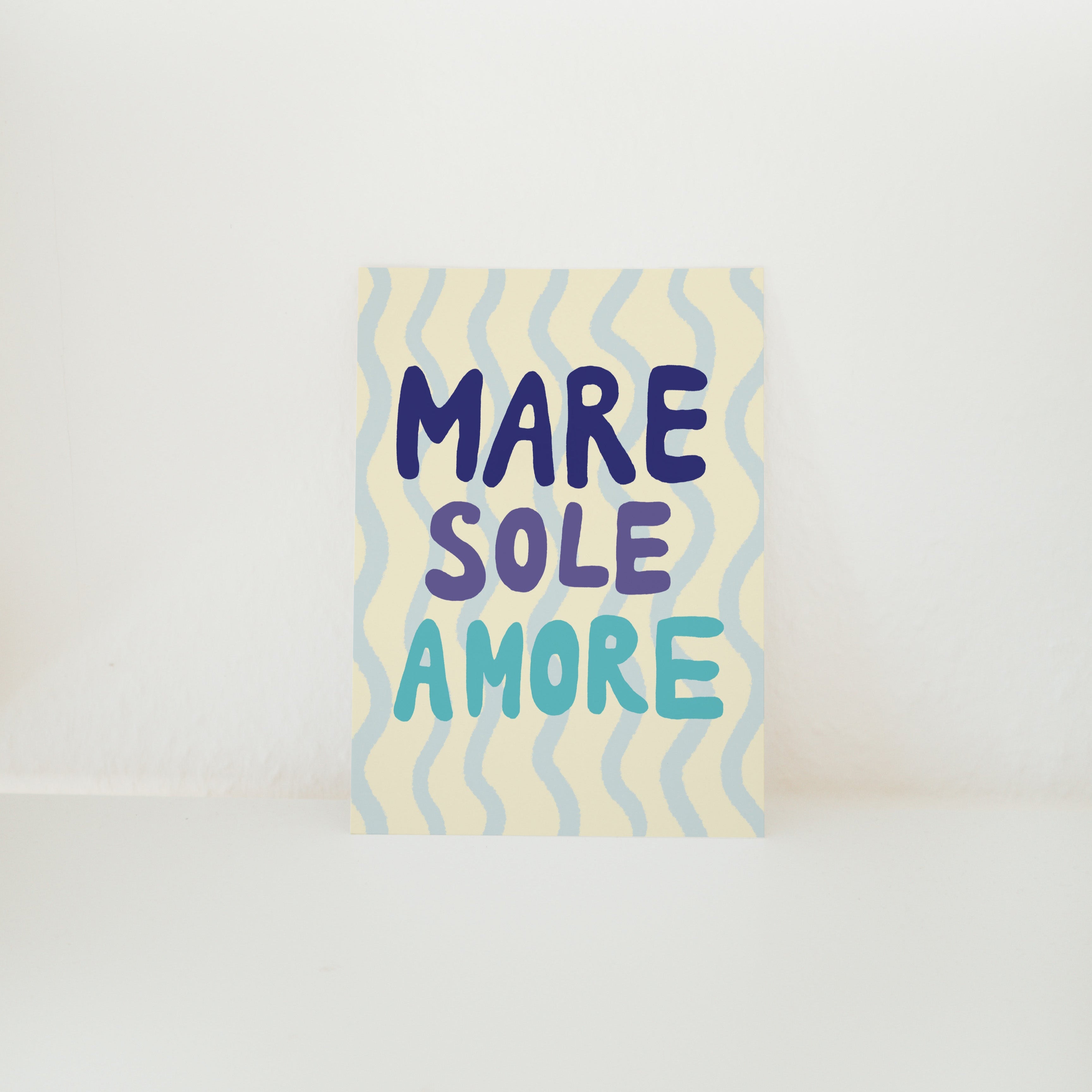 POSTKARTE MARE SOLE AMORE