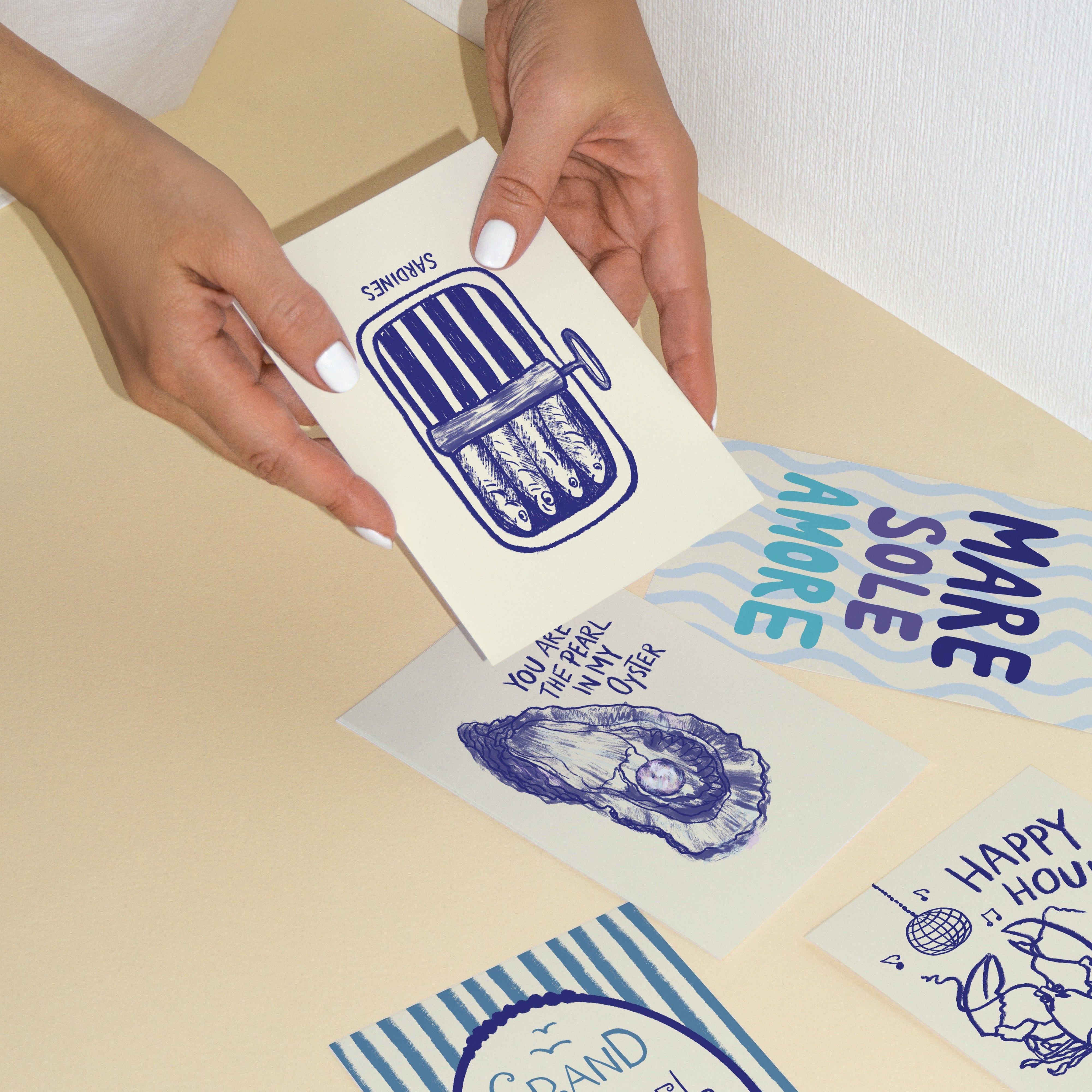 POSTKARTE MARE SOLE AMORE