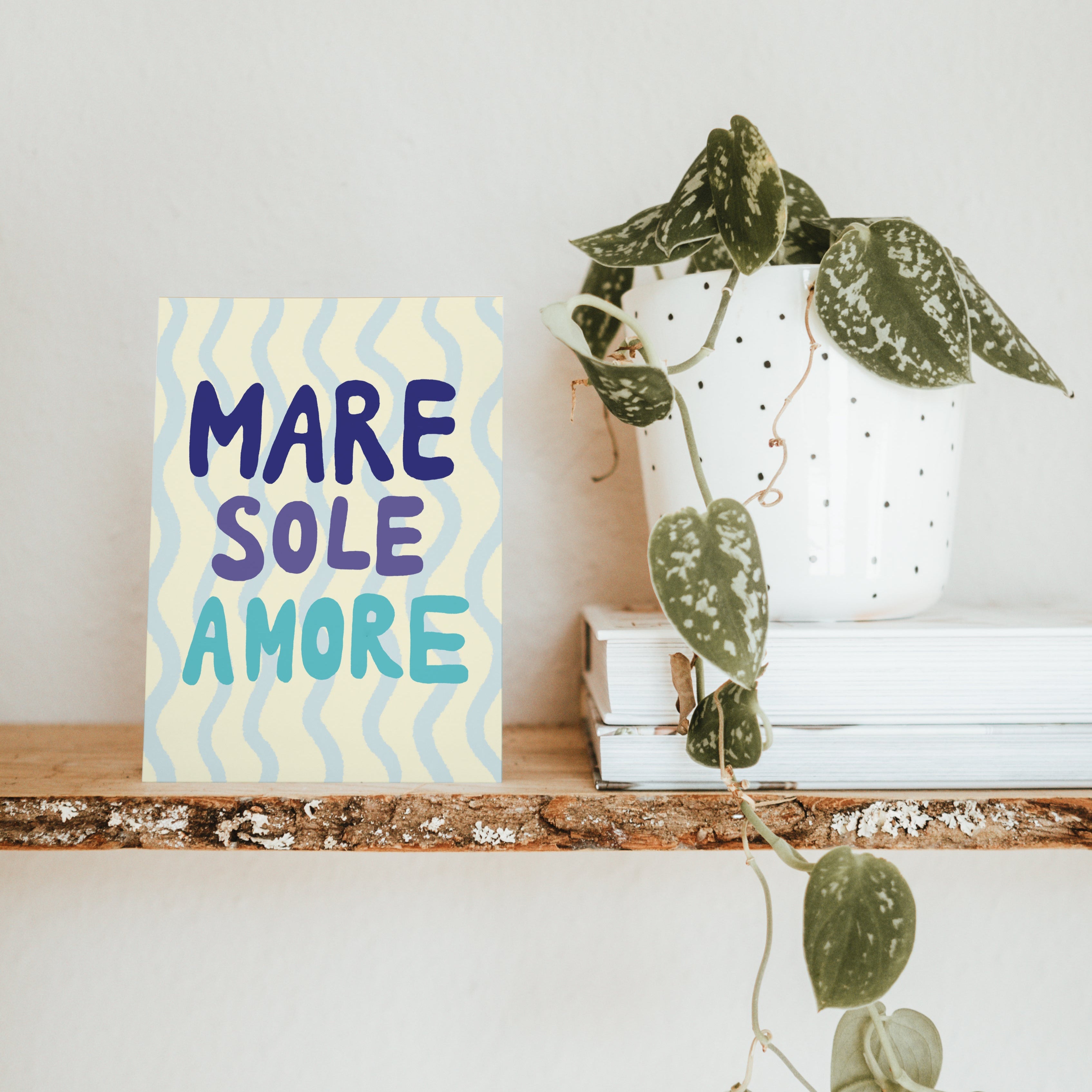 POSTKARTE MARE SOLE AMORE