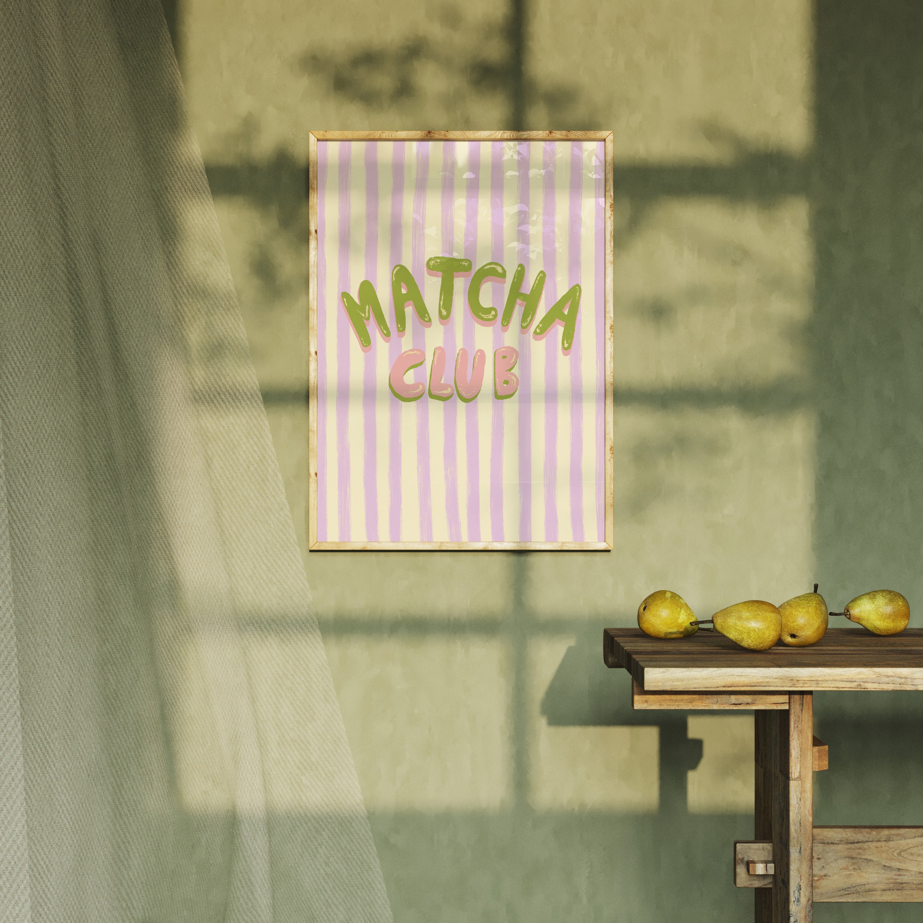 POSTER MATCHA CLUB
