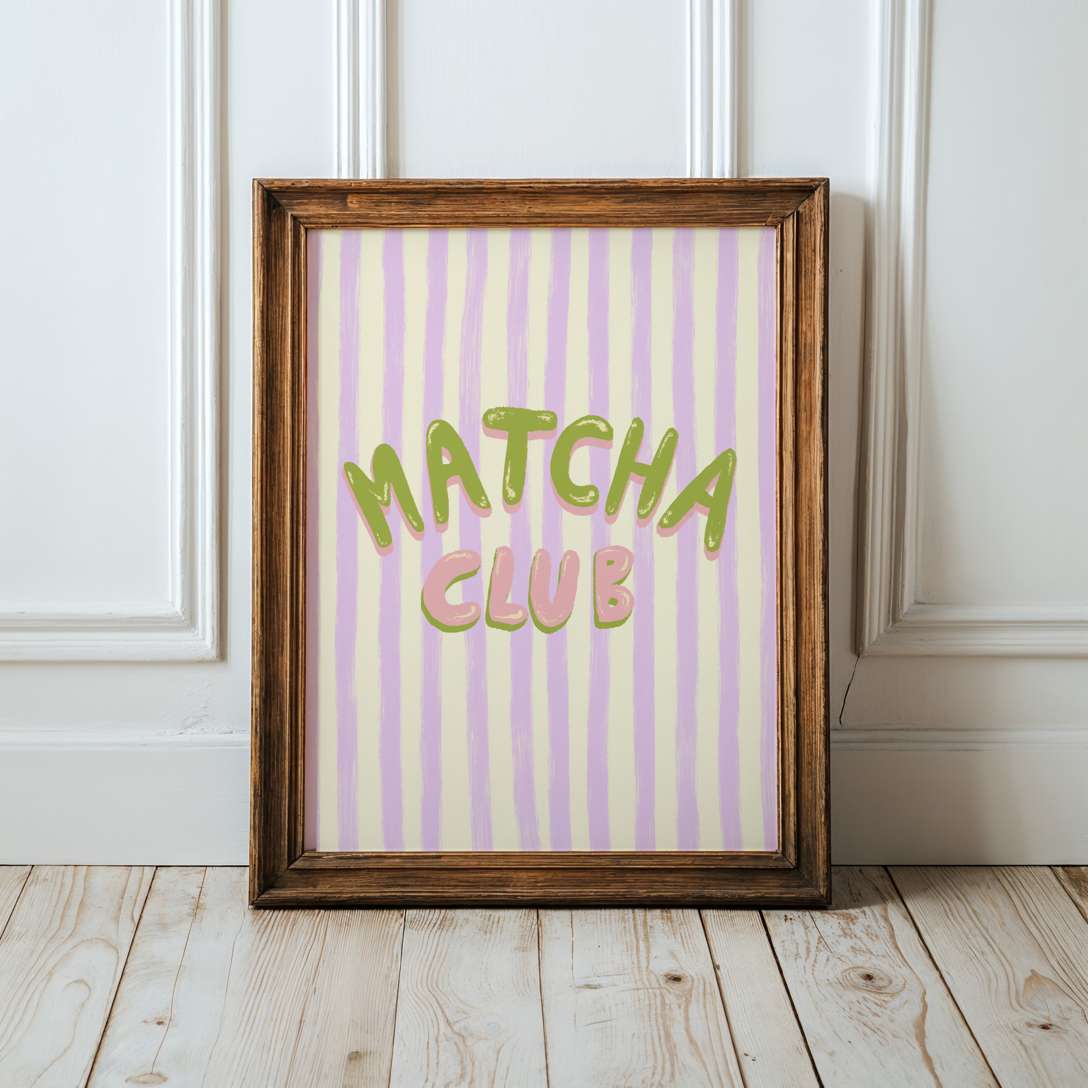 POSTER MATCHA CLUB