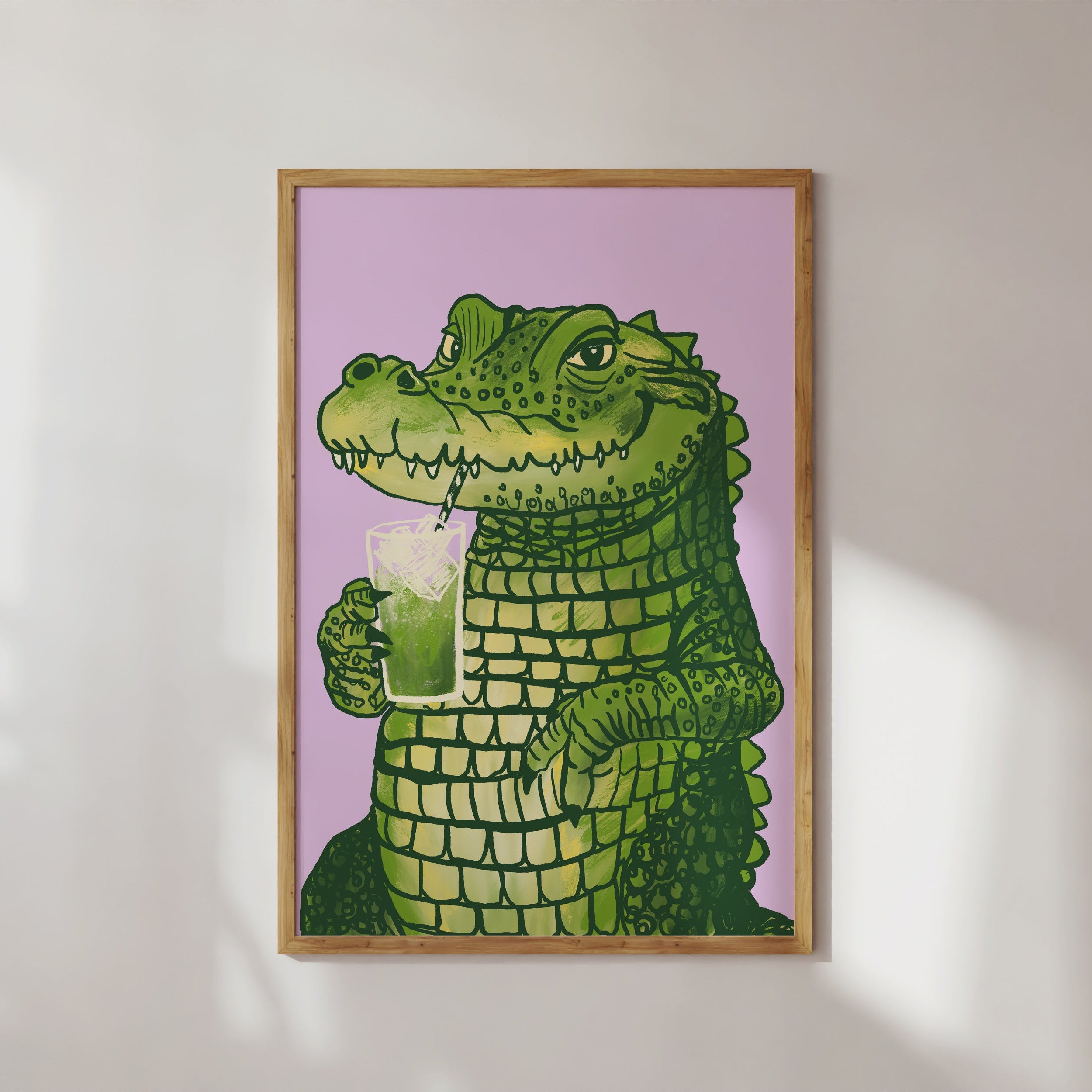 POSTER MATCHA KROKODIL