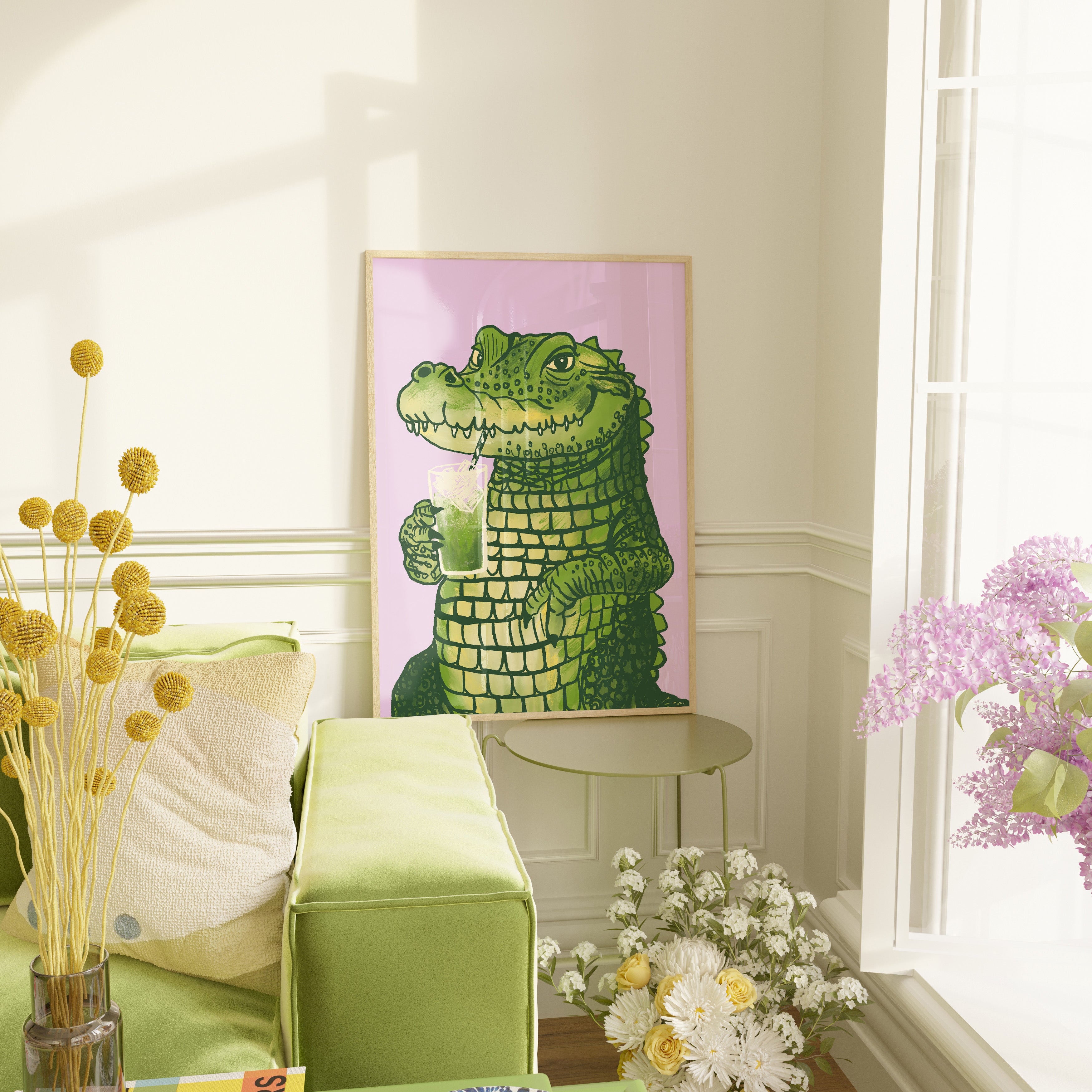POSTER MATCHA KROKODIL