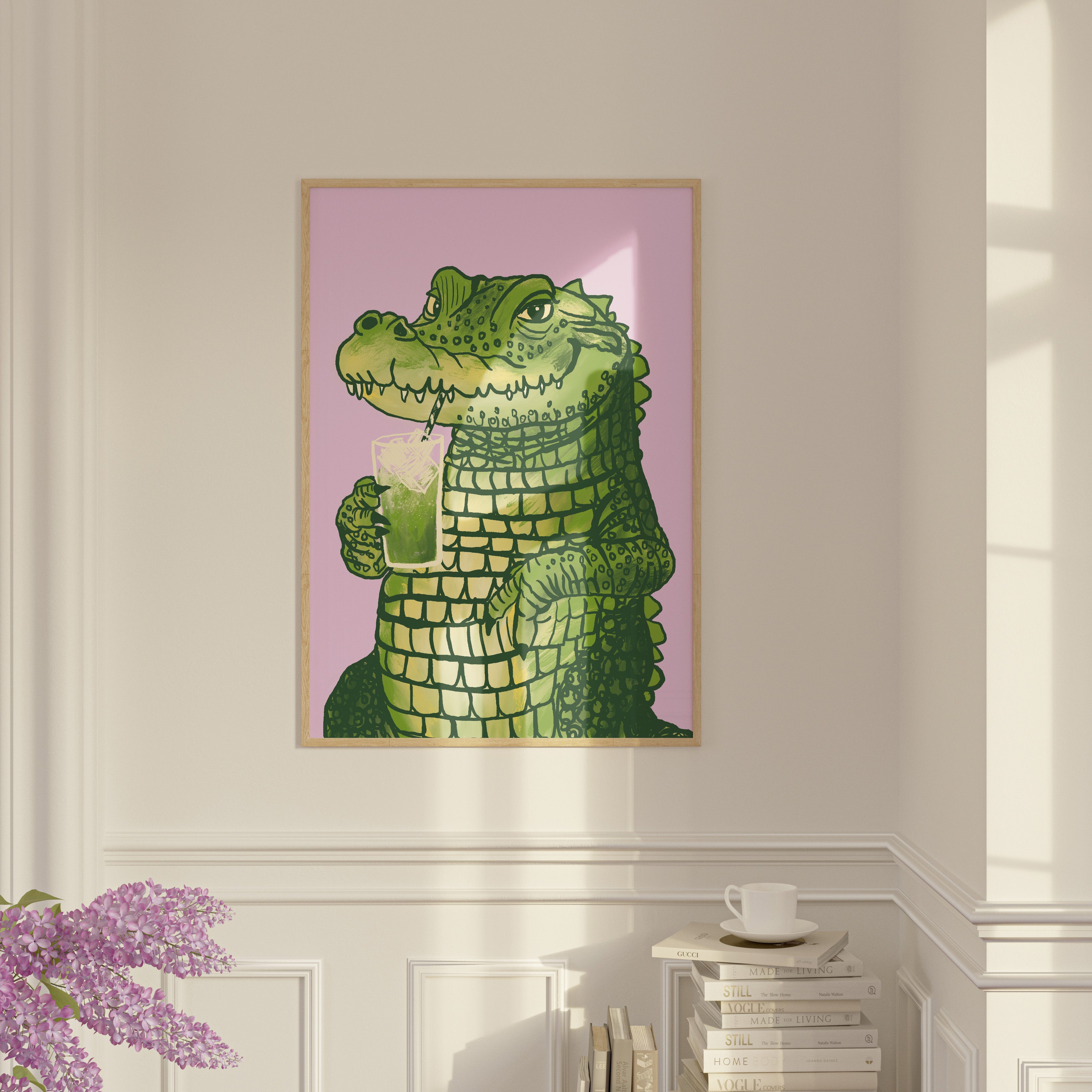 POSTER MATCHA KROKODIL
