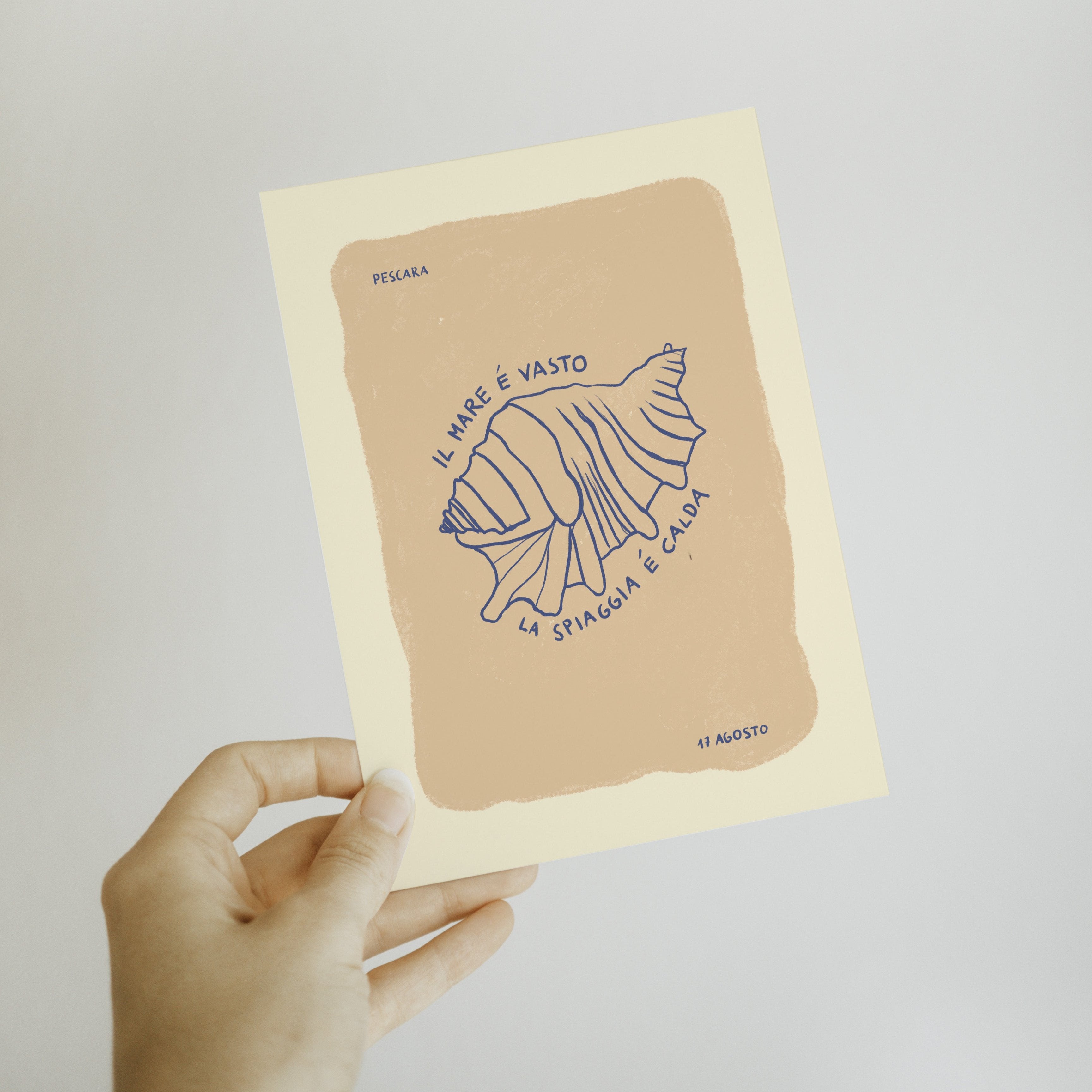 POSTKARTE MUSCHEL