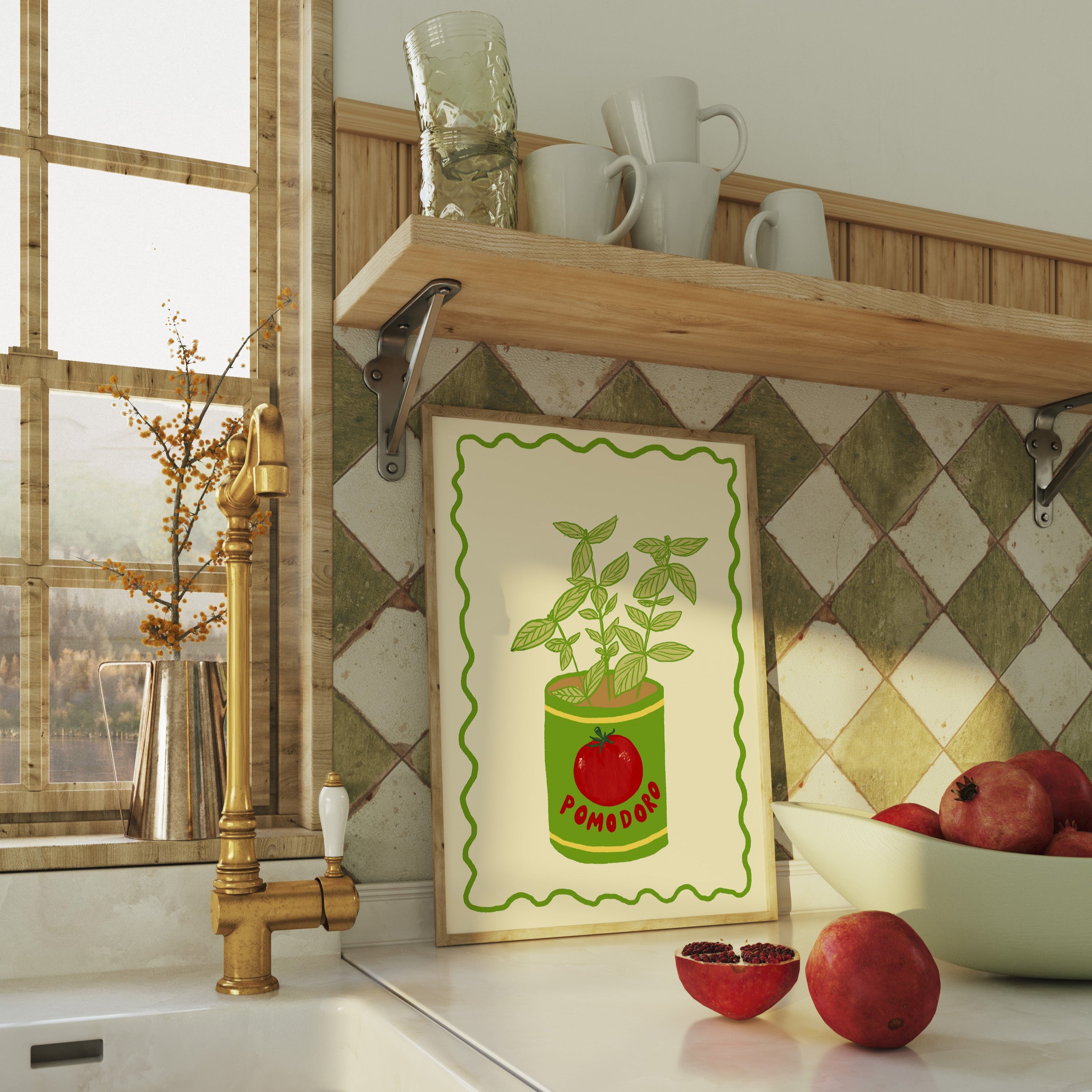 POSTER POMODORO & BASILICO
