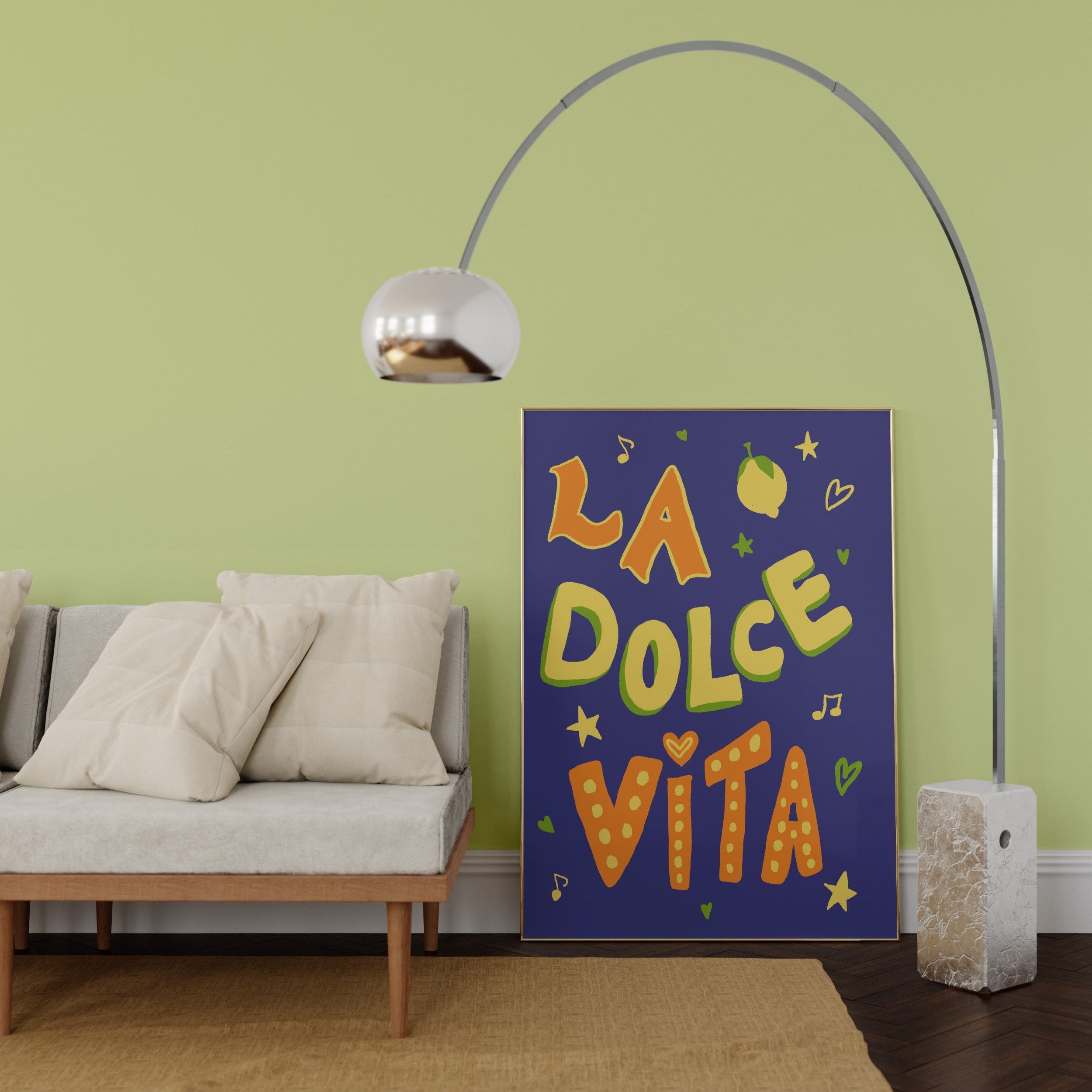 POSTER LA DOLCE VITA BLAU