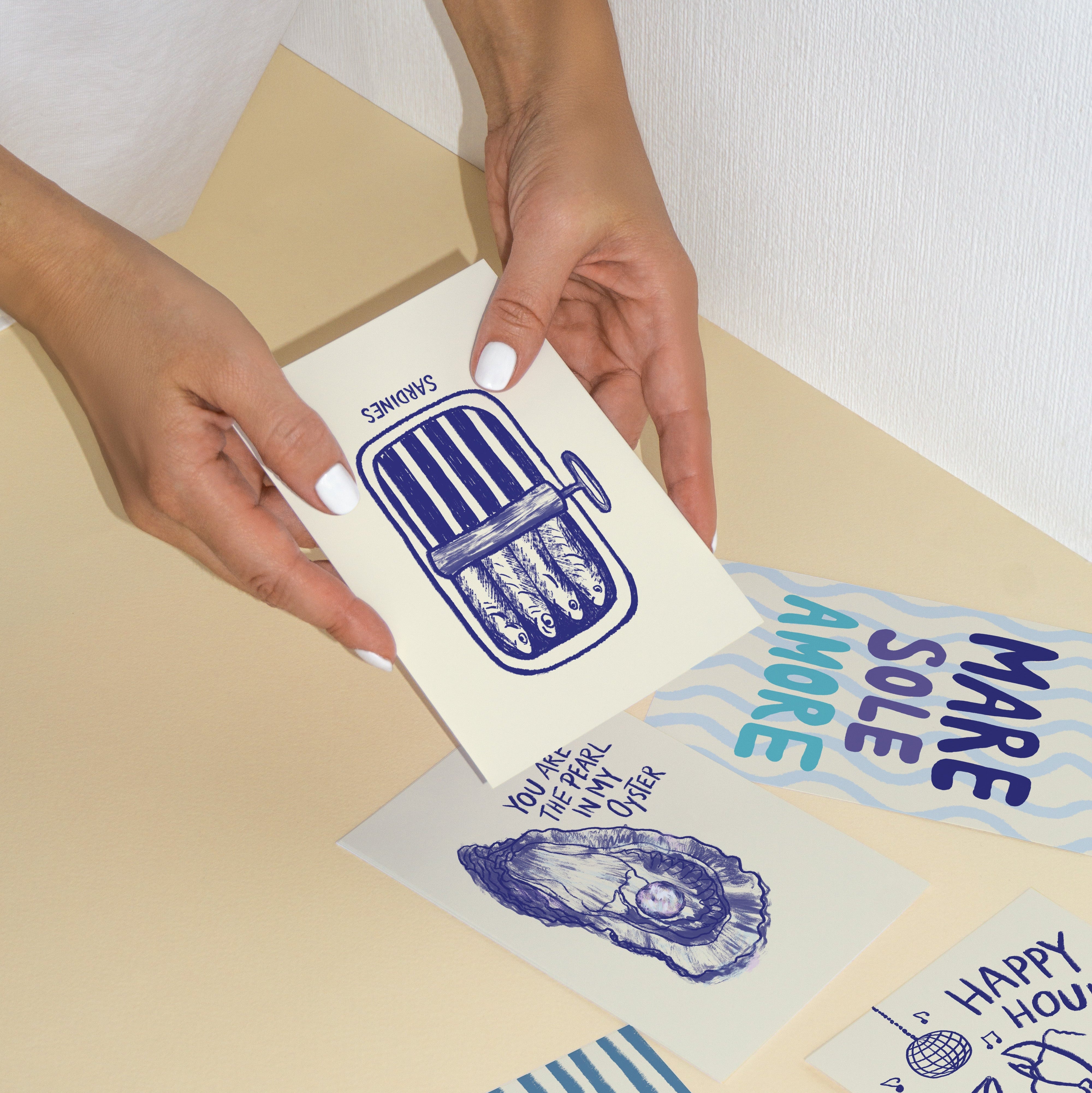 POSTKARTE SARDINES