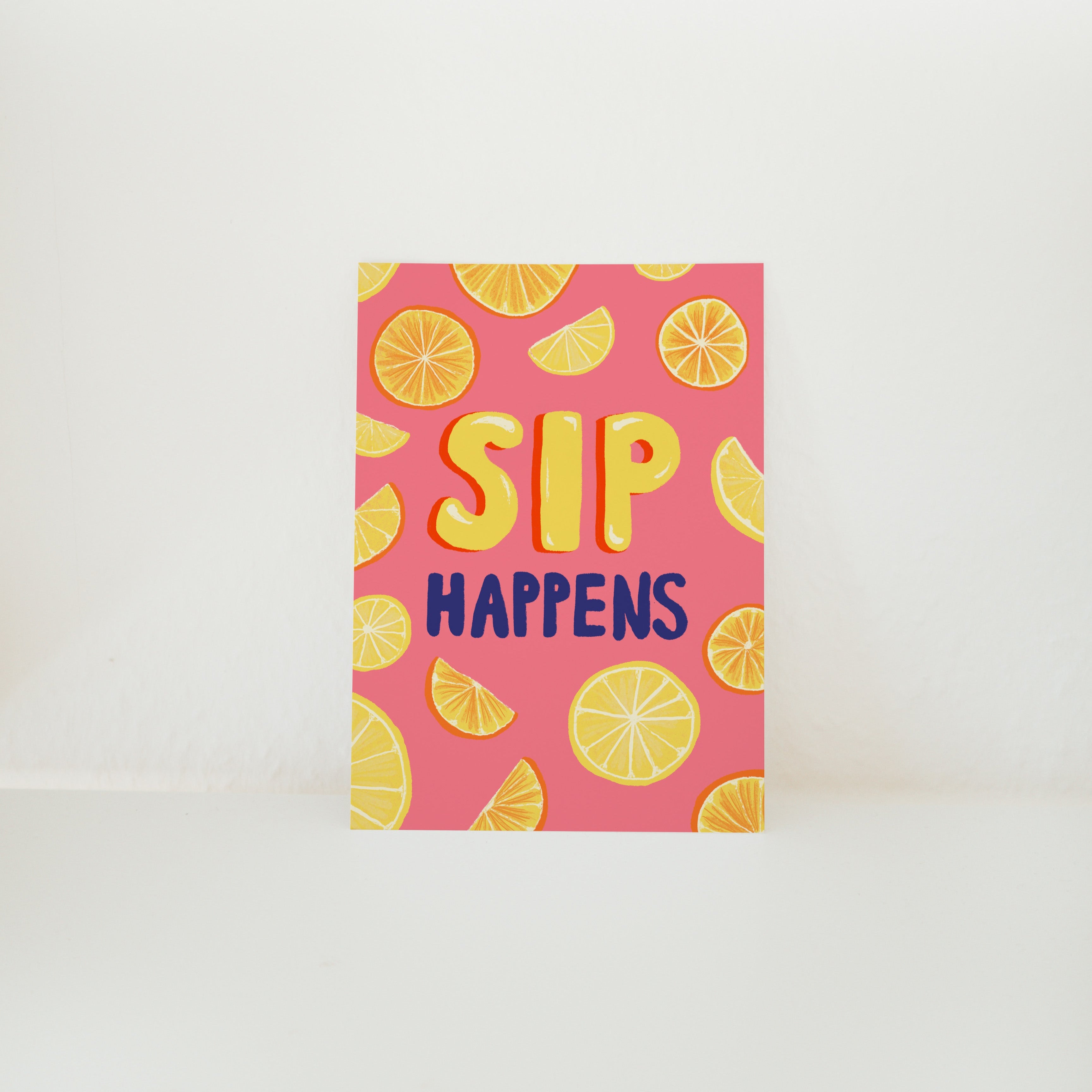 POSTCARD SIP HAPPENS