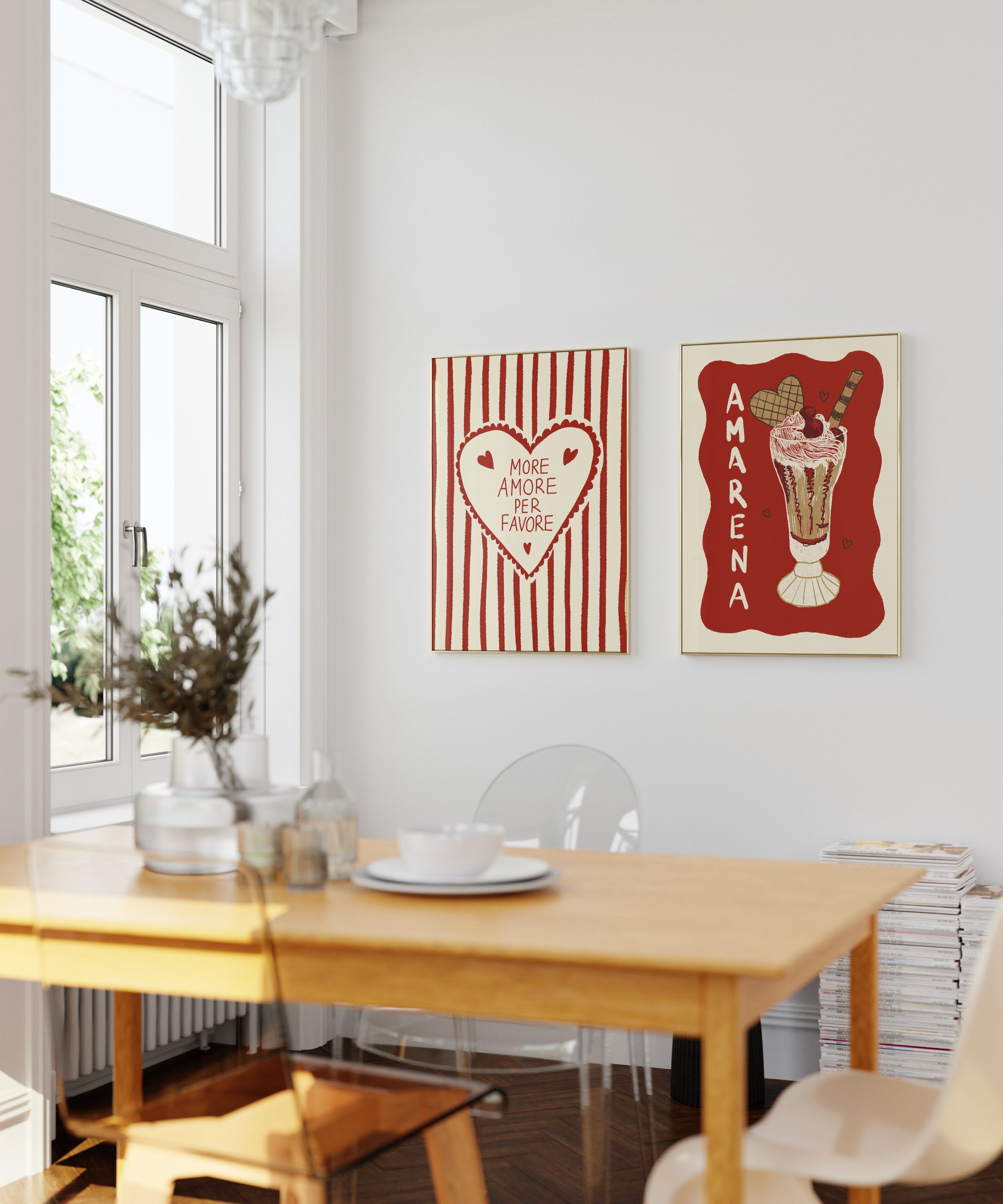 Poster More Amore Per Favore Kunstdruck