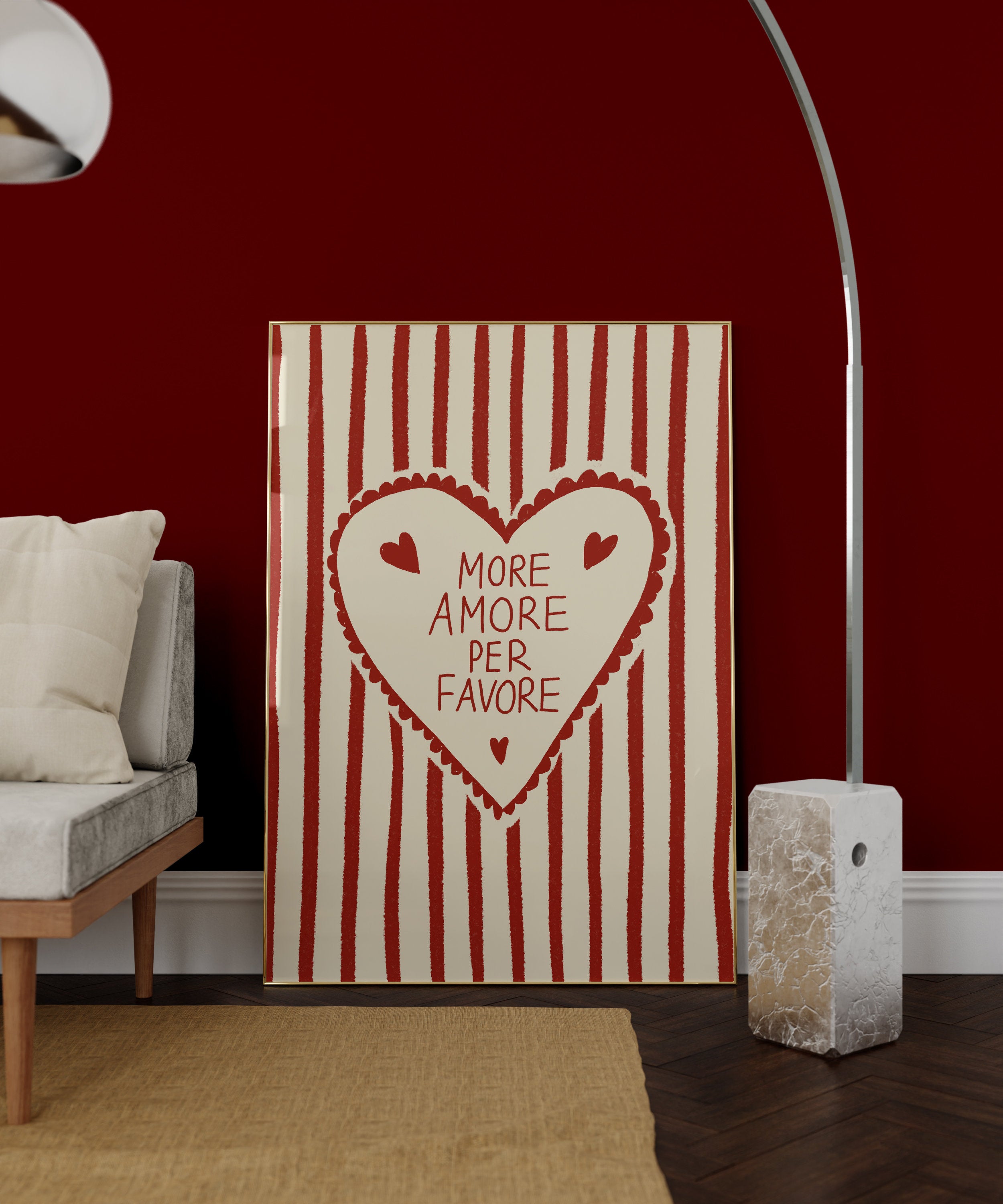 Poster More Amore Per Favore Kunstdruck