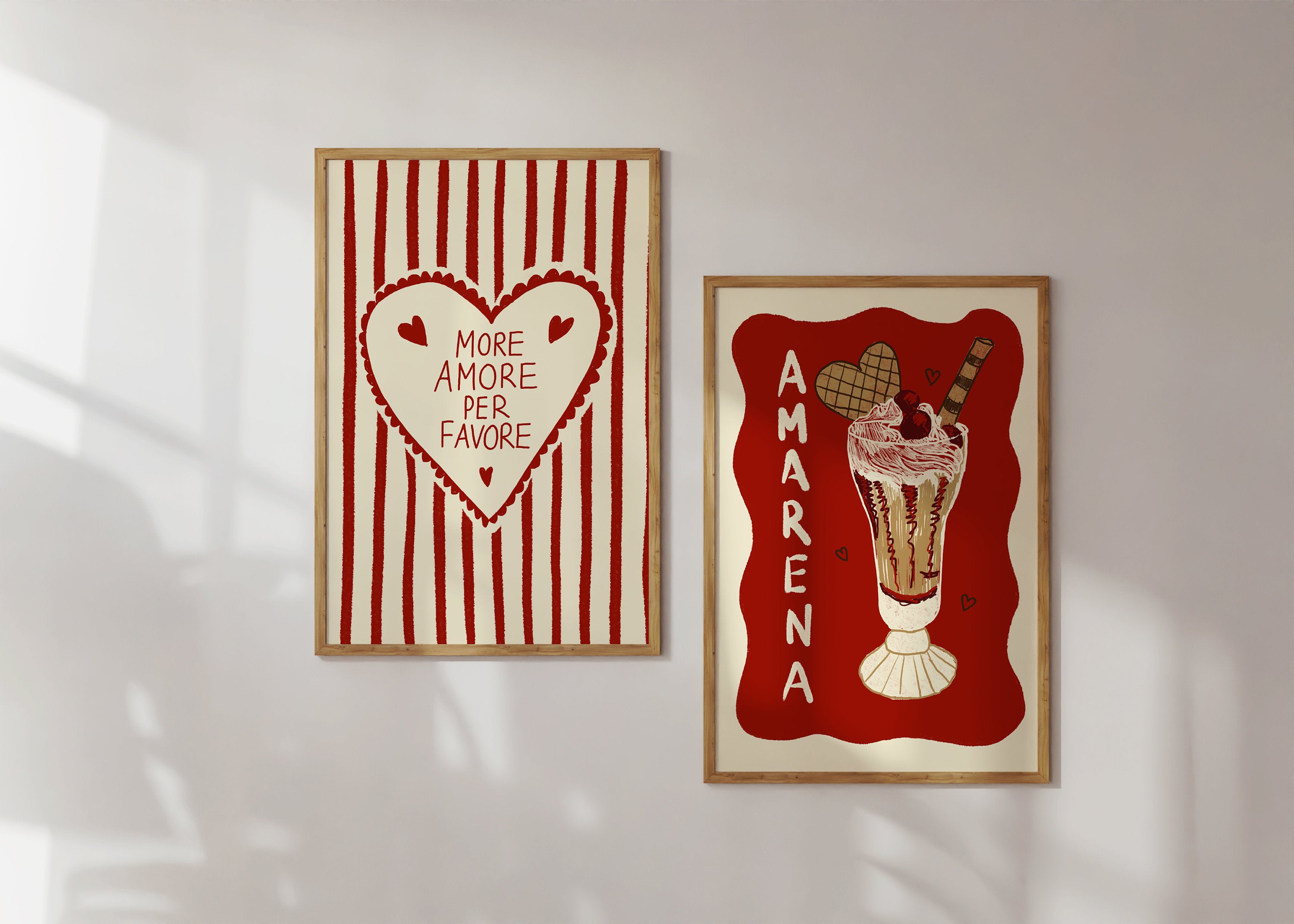 Poster More Amore Per Favore Kunstdruck