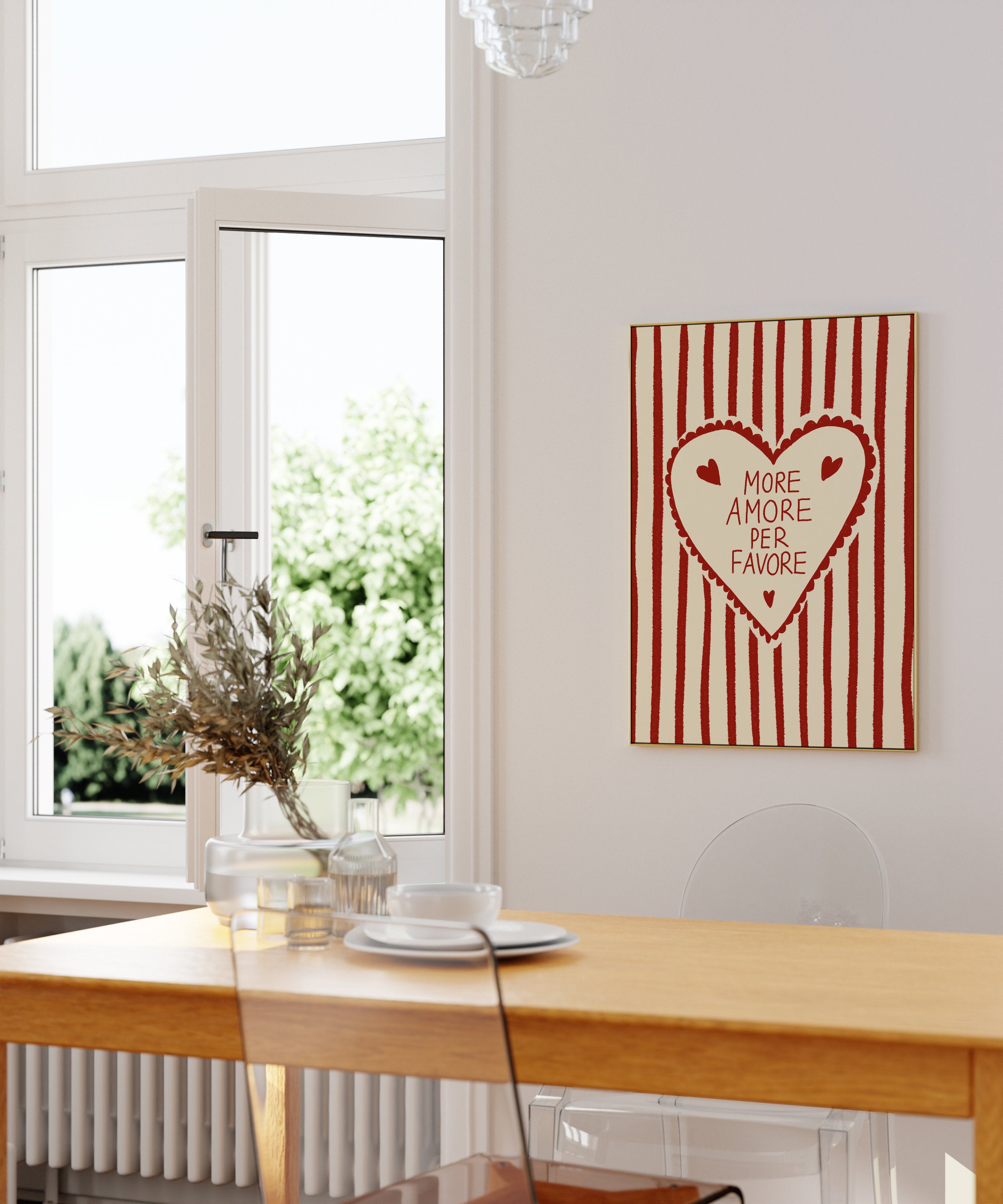 Poster More Amore Per Favore Kunstdruck